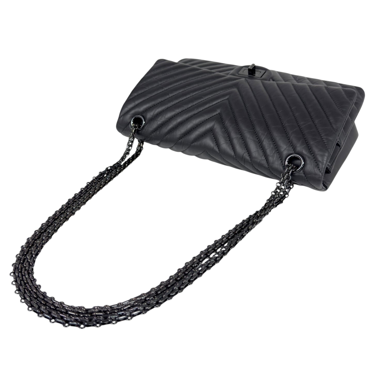 CHANEL 2.55 *極罕全黑* So Black 鏈條包