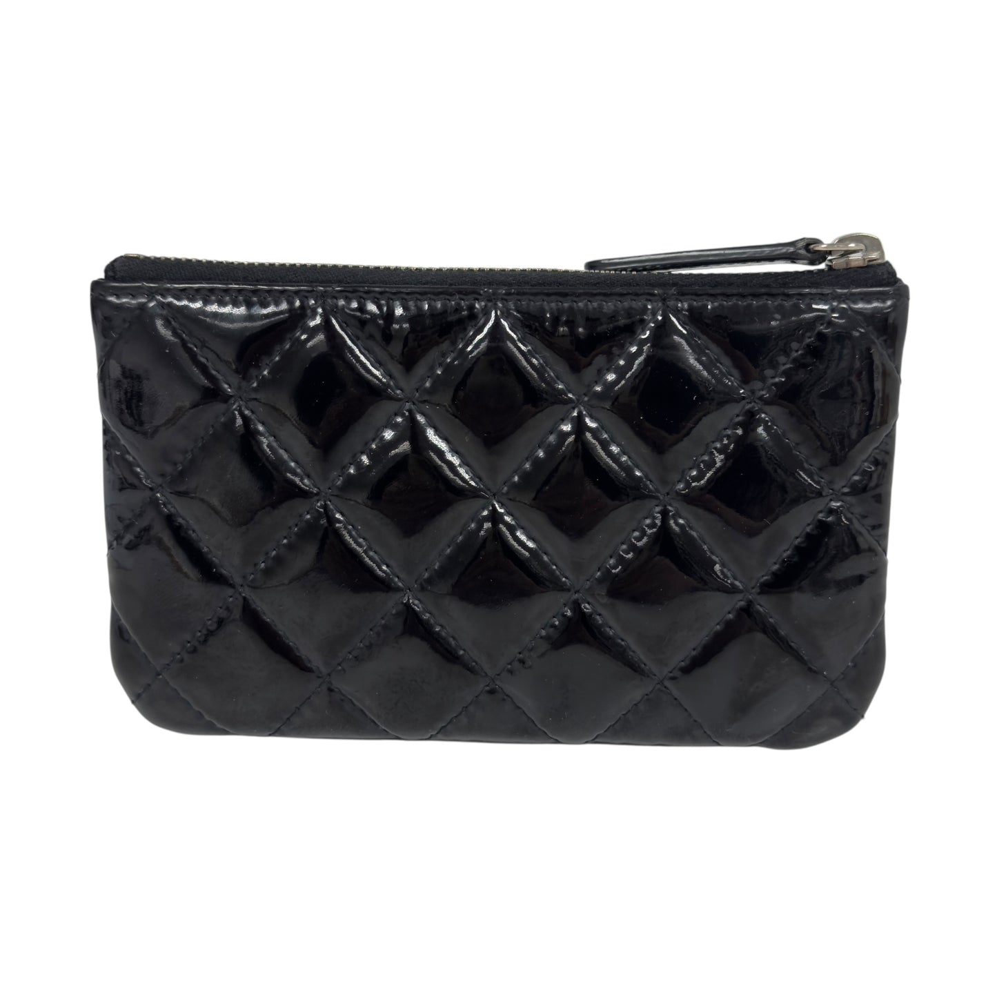 CHANEL CC 漆皮 拉鏈小包