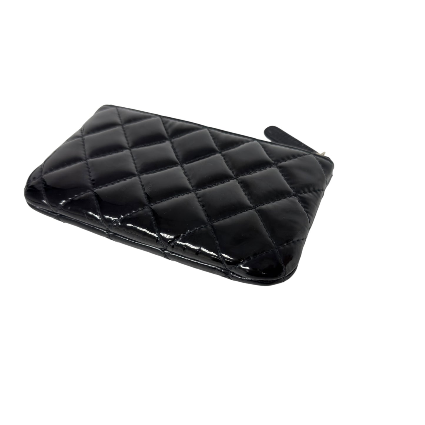 CHANEL CC 漆皮 拉鏈小包