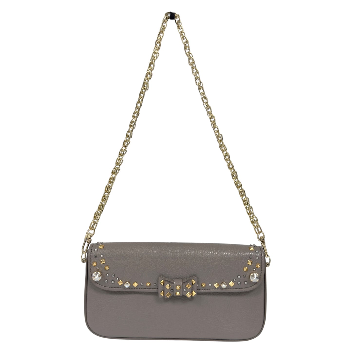 MIU MIU *自加鏈＞送無品牌扣＋無品牌鏈帶* 水鑽 肩背包