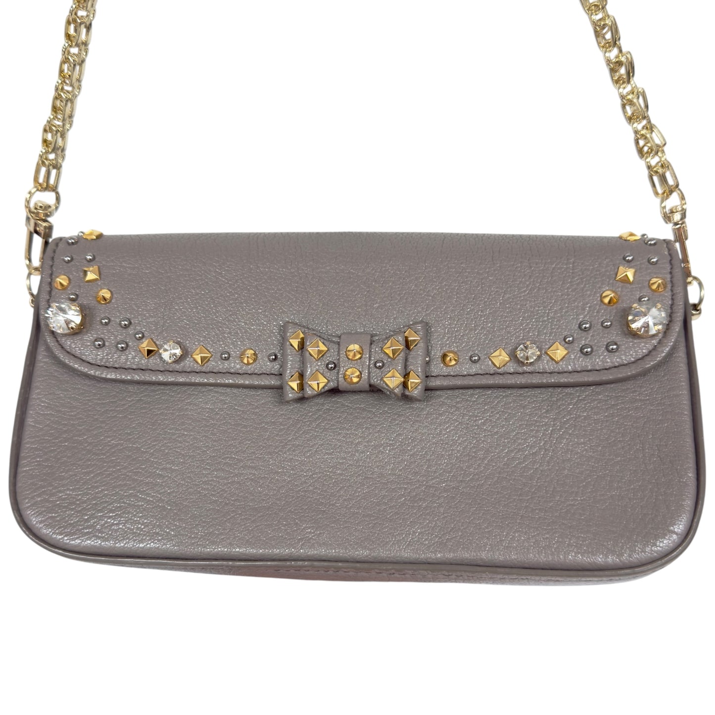 MIU MIU *自加鏈＞送無品牌扣＋無品牌鏈帶* 水鑽 肩背包
