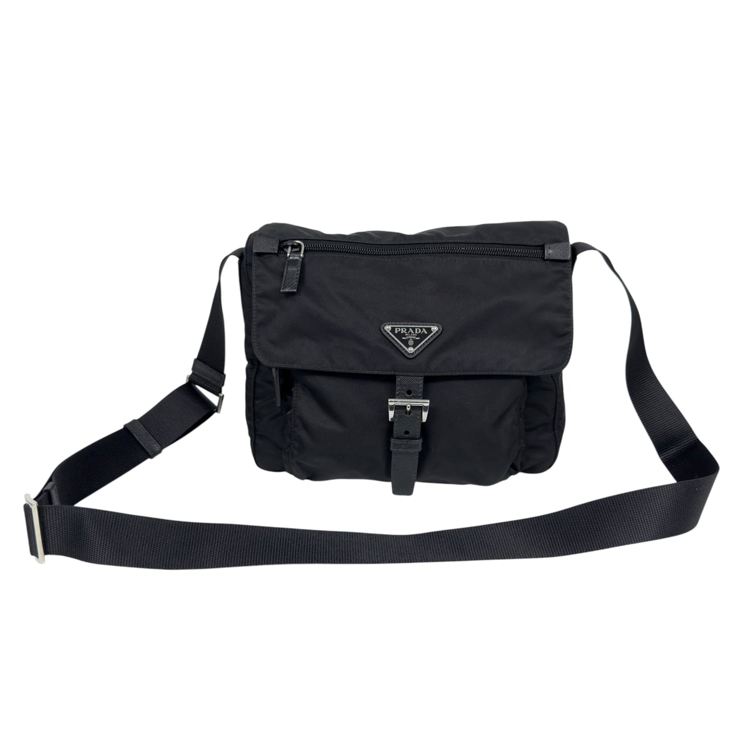 PRADA 三角標 斜揹袋