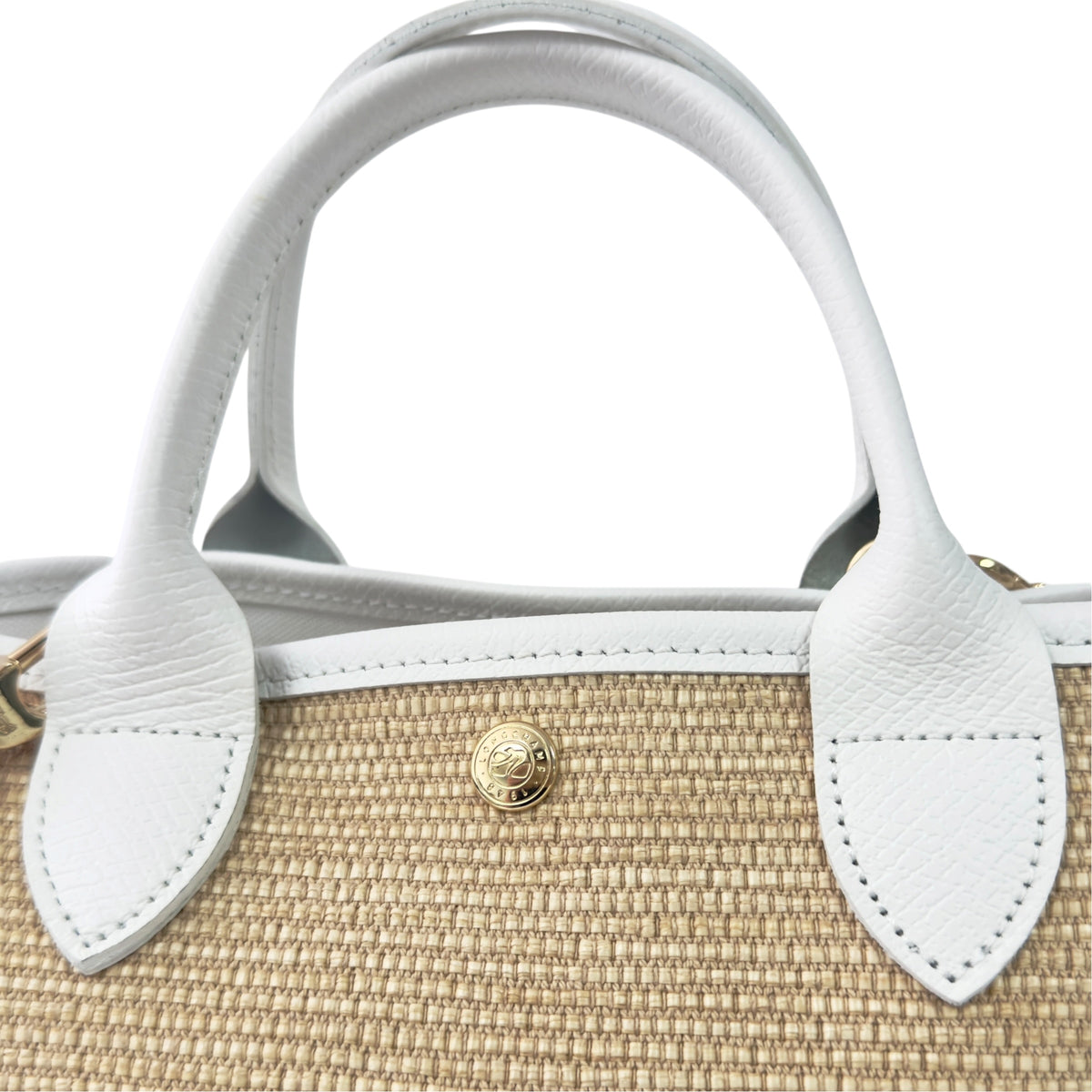 LONGCHAMP Le Panier Pliage 草編 2用袋