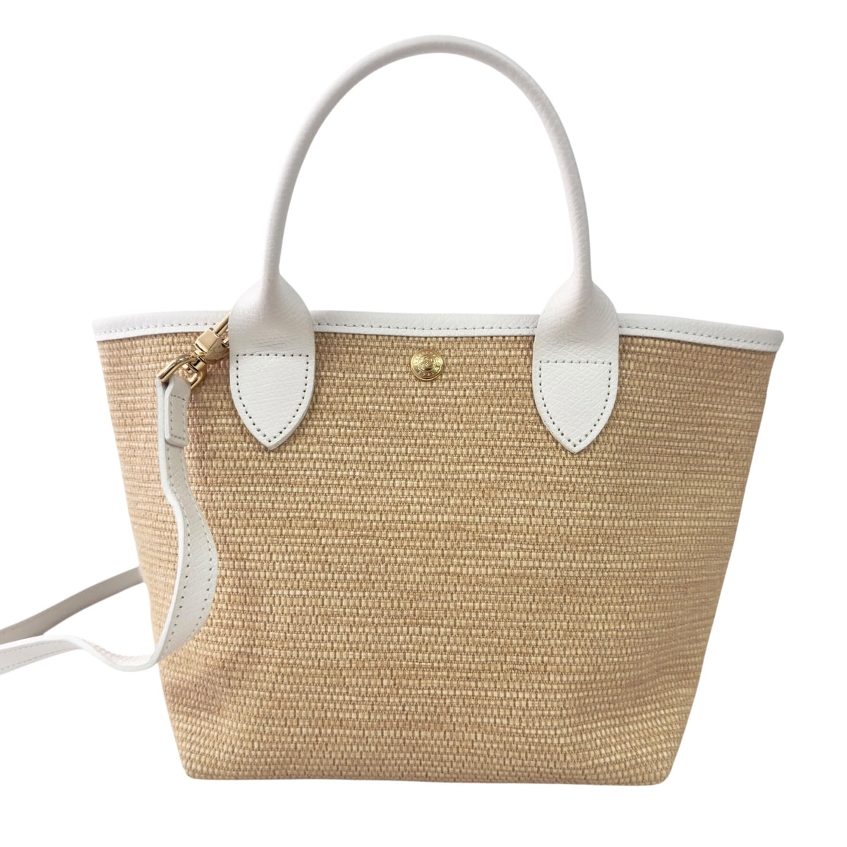 LONGCHAMP Le Panier Pliage 草編 2用袋