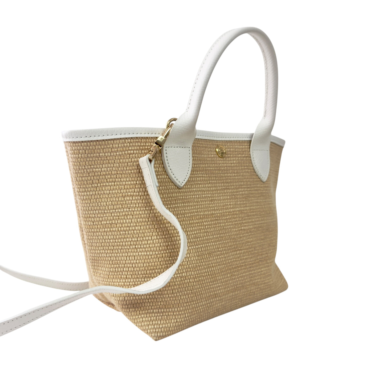 LONGCHAMP Le Panier Pliage 草編 2用袋