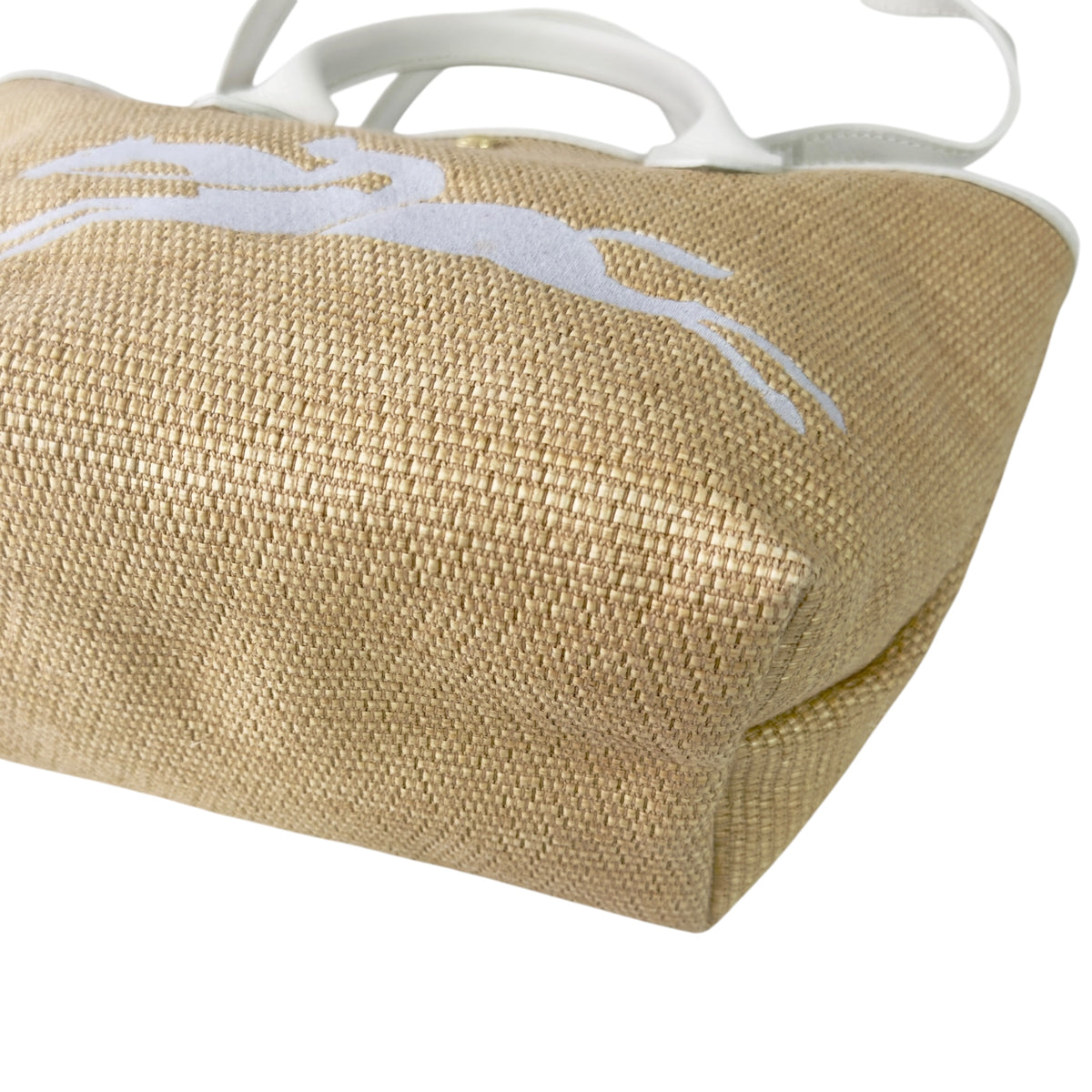 LONGCHAMP Le Panier Pliage 草編 2用袋