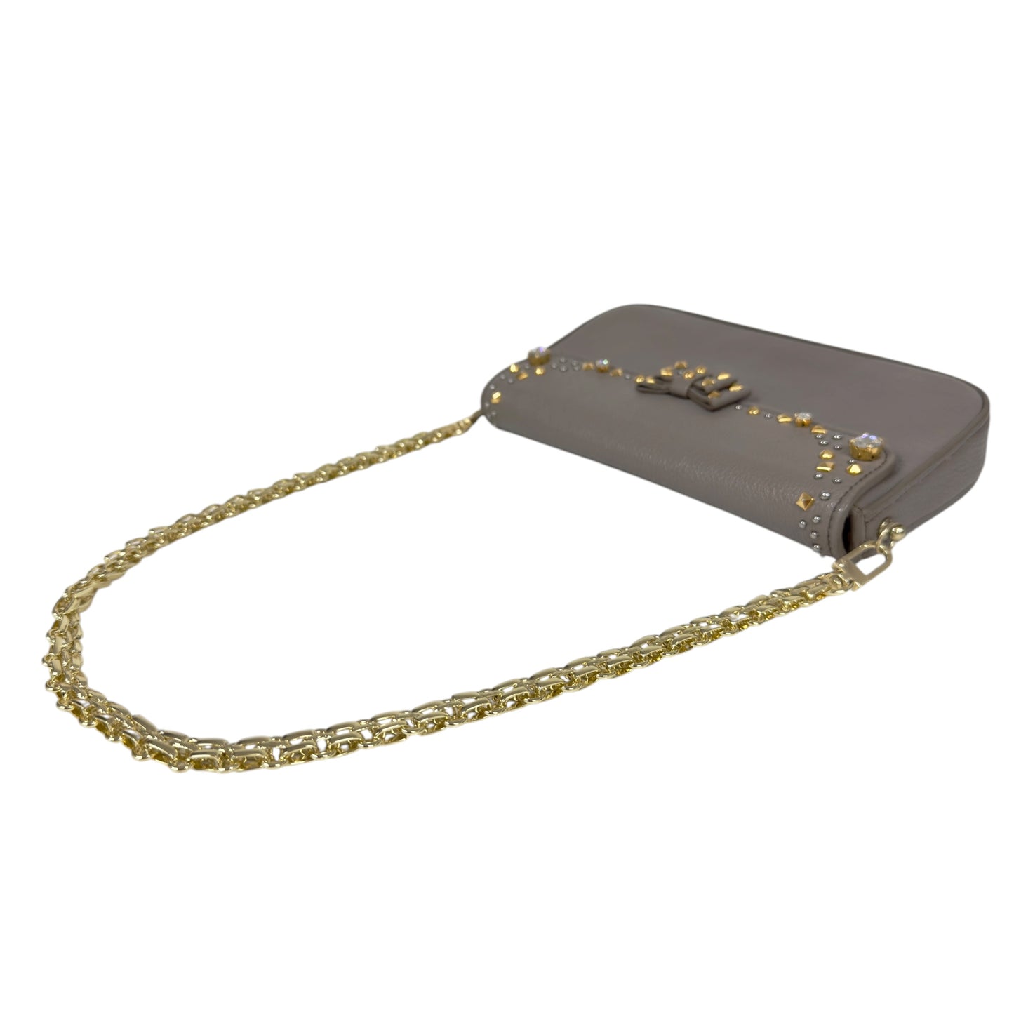 MIU MIU *自加鏈＞送無品牌扣＋無品牌鏈帶* 水鑽 肩背包