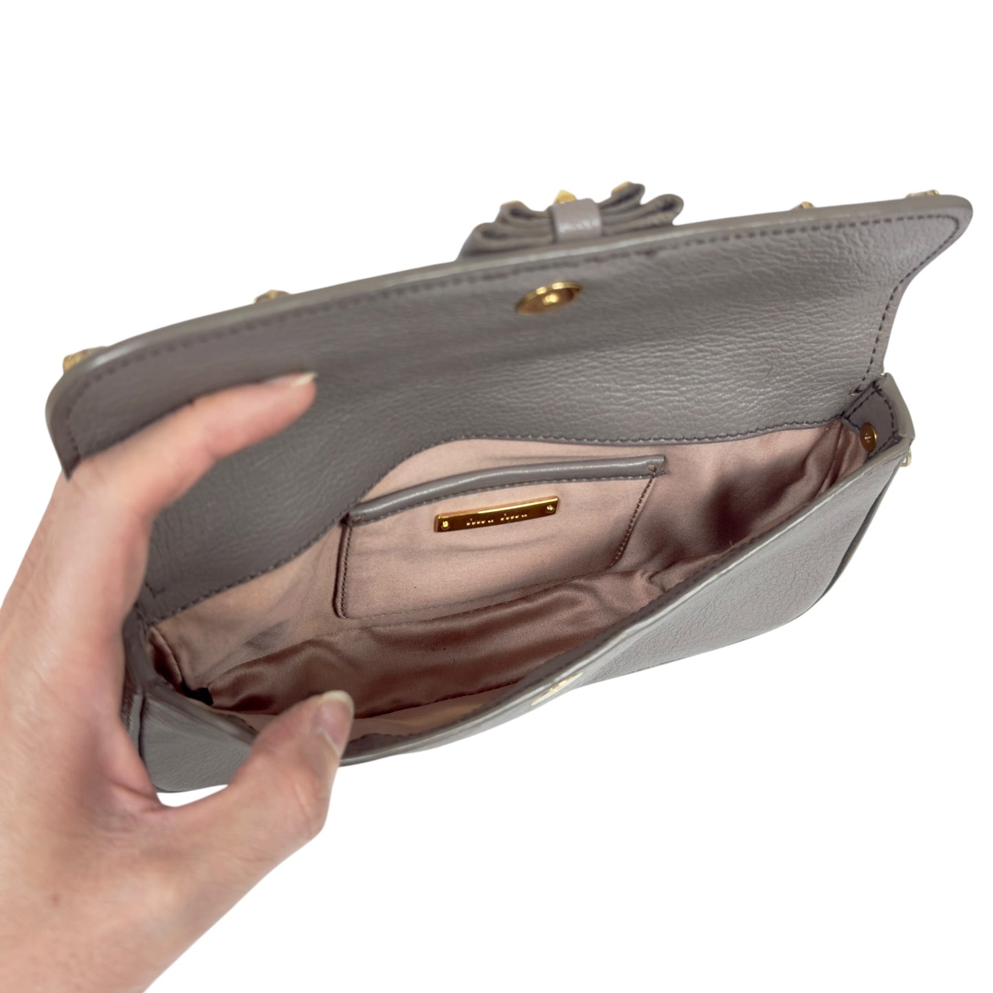 MIU MIU *自加鏈＞送無品牌扣＋無品牌鏈帶* 水鑽 肩背包