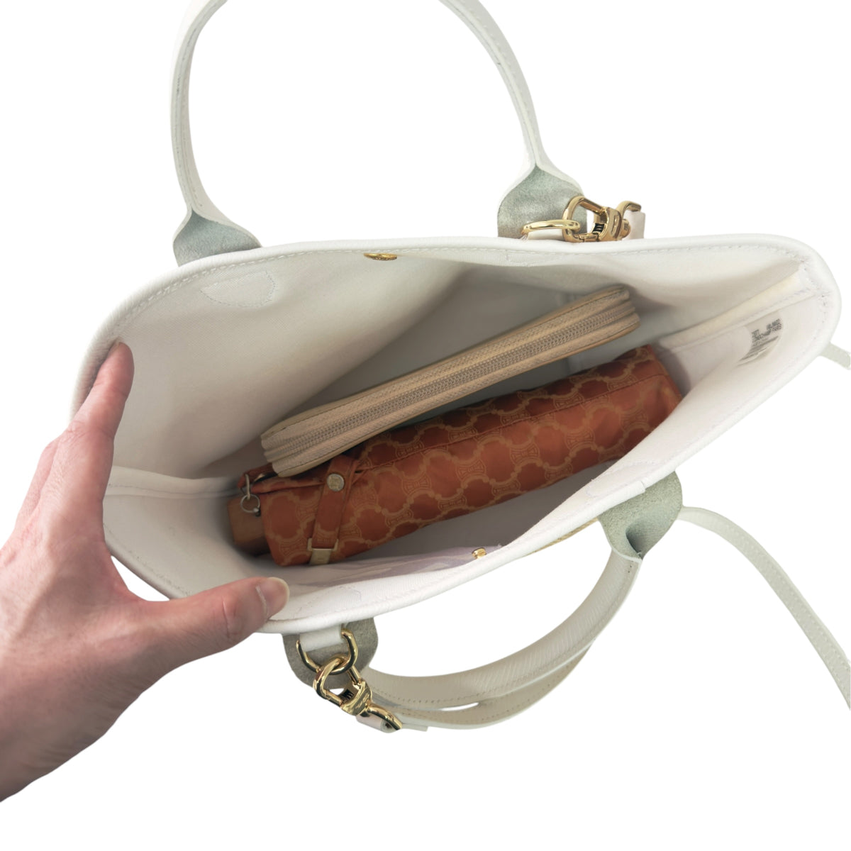 LONGCHAMP Le Panier Pliage 草編 2用袋