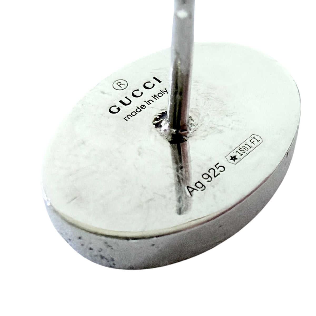 GUCCI GG 純銀 耳環