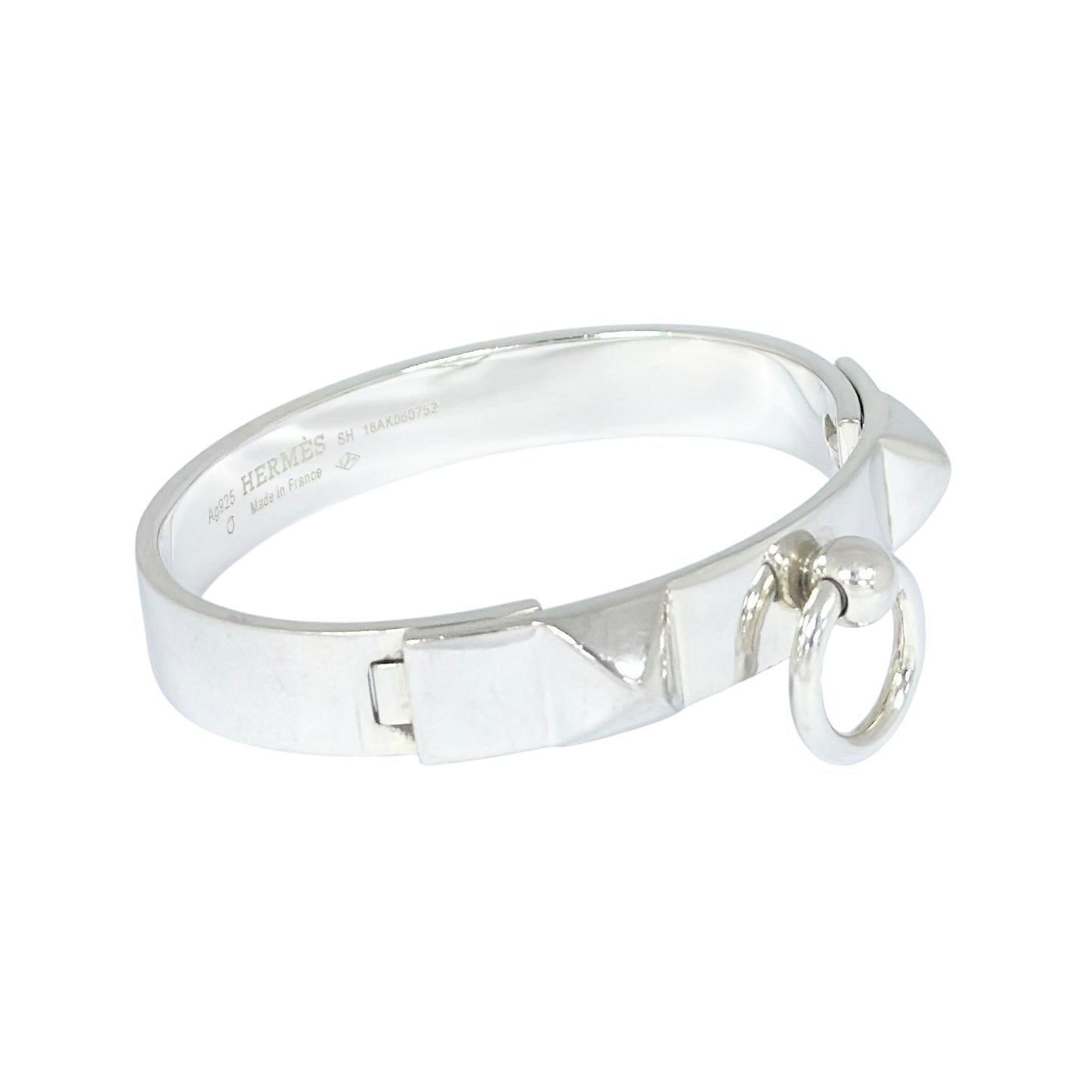 HERMES Collier De Chien 純銀 手環