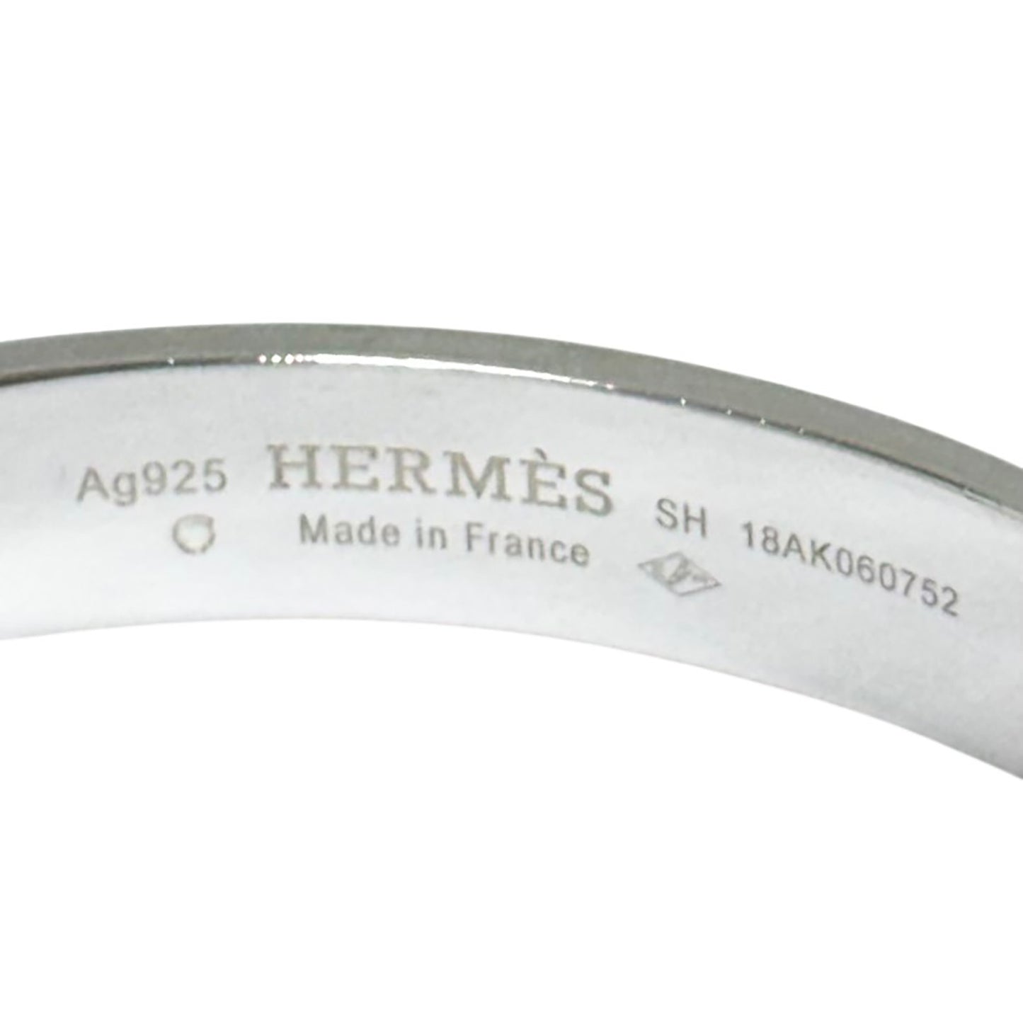 HERMES Collier De Chien 純銀 手環