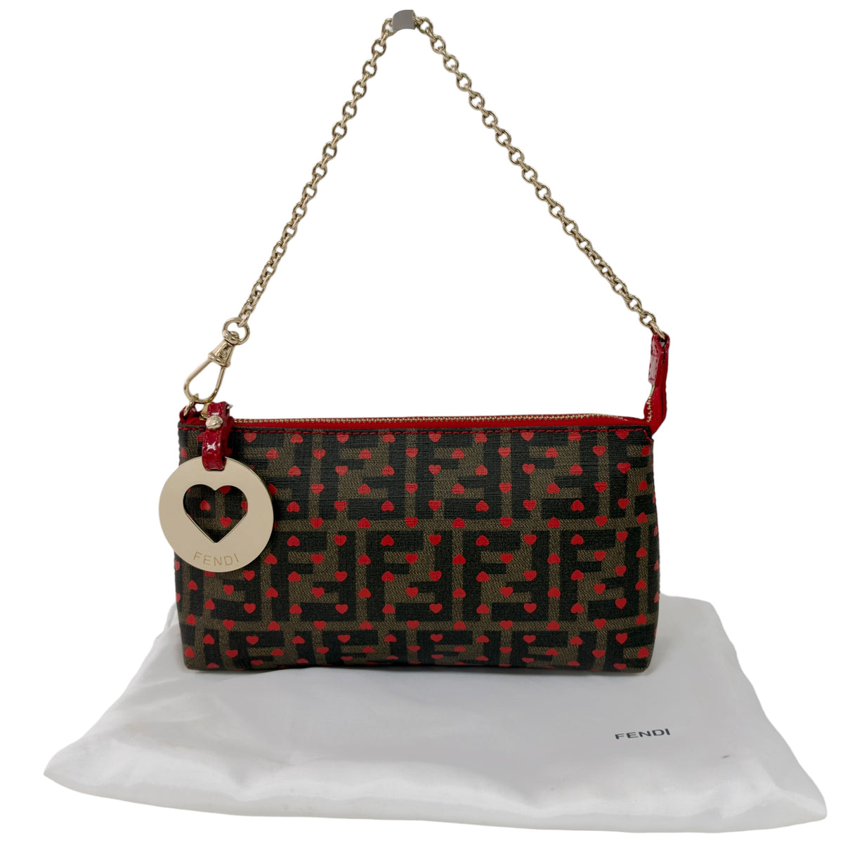 FENDI FF 愛心💗 手袋