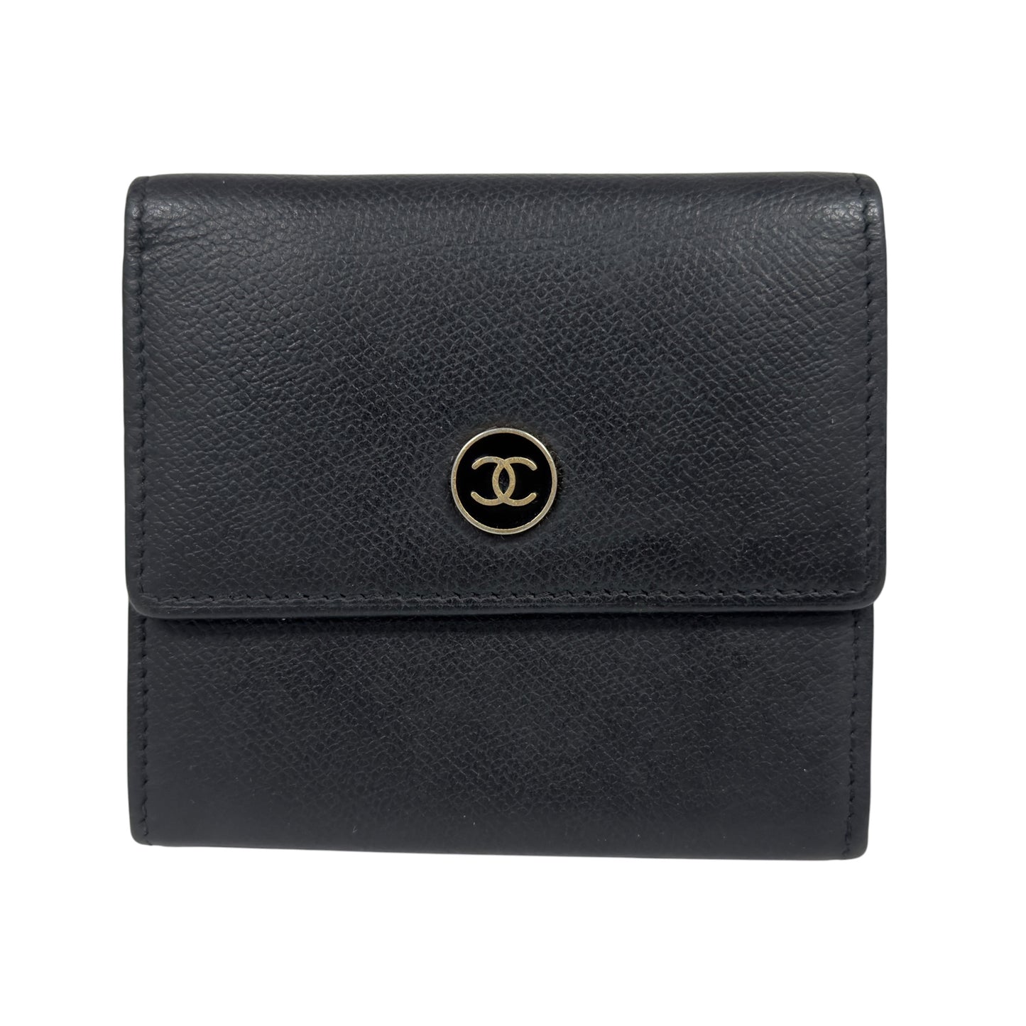 CHANEL 中古 CC 短銀包