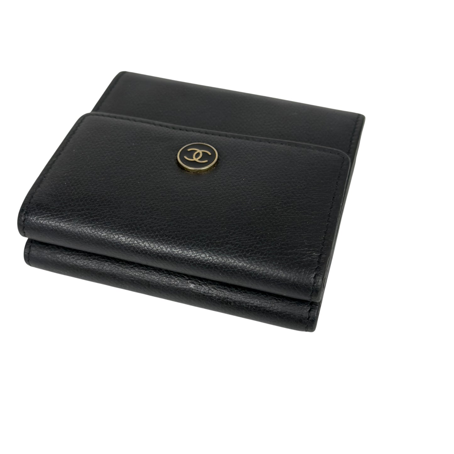CHANEL 中古 CC 短銀包