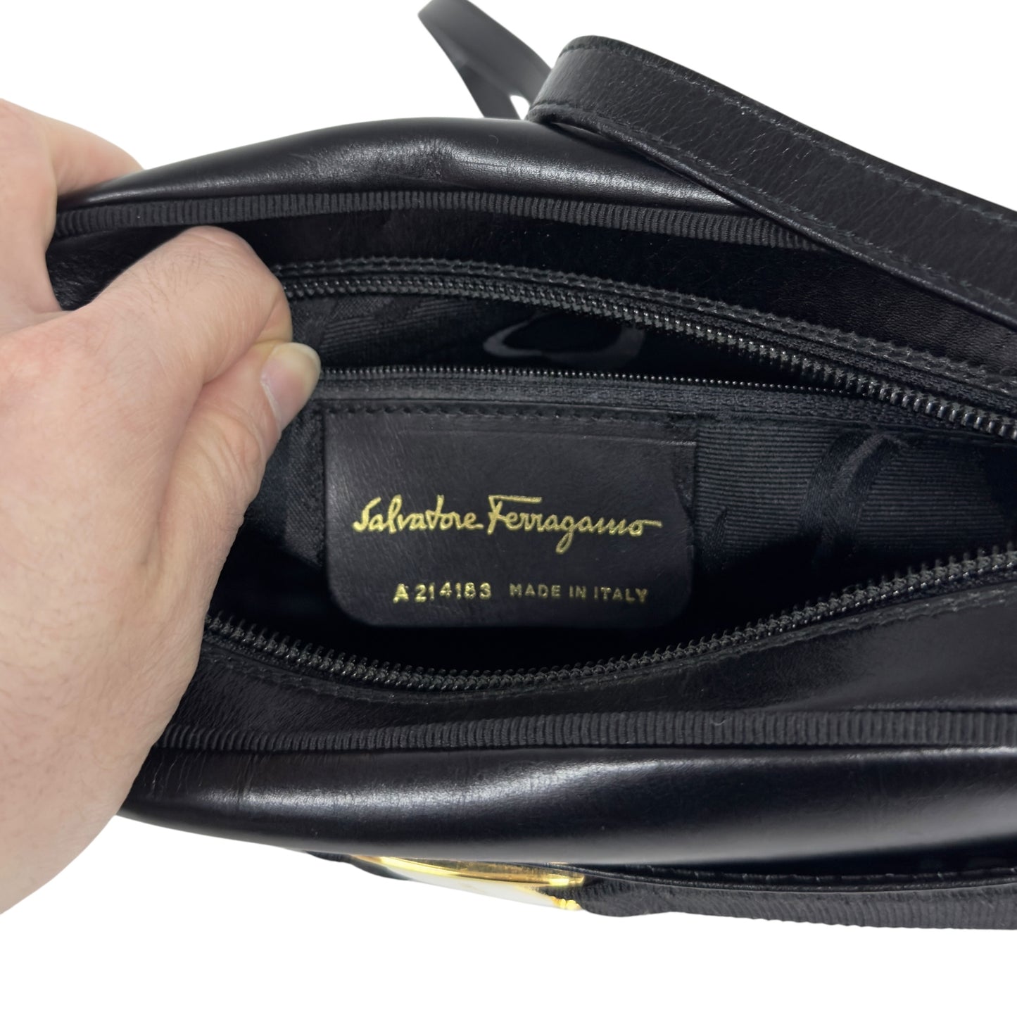 SALVATORE FERRAGAMO 中古 斜揹袋
