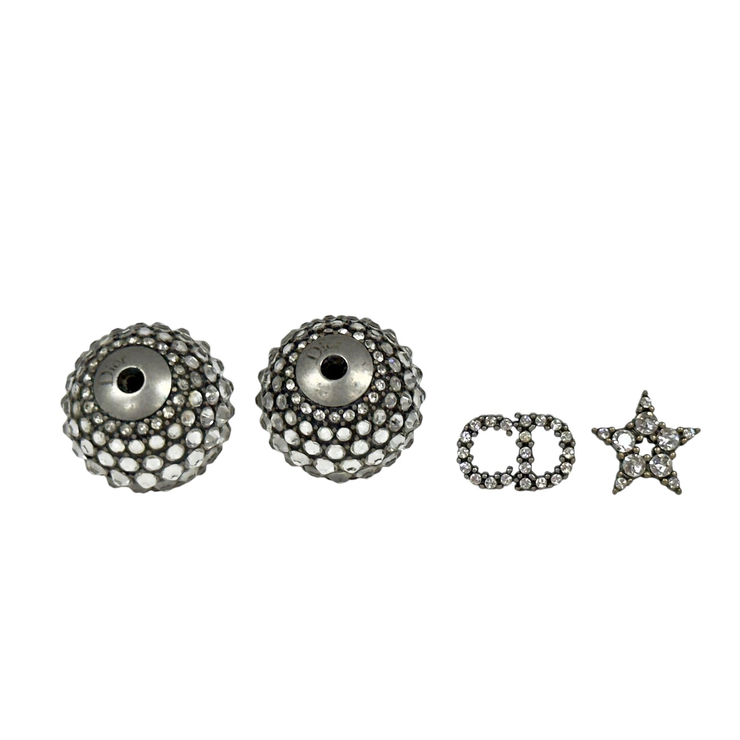 DIOR Tribales 滿鑽 CD 星星💫 耳環