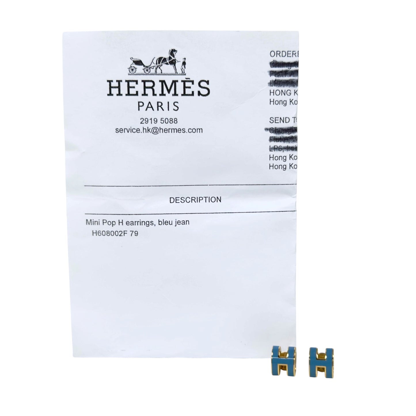HERMES Mini Pop H 耳環