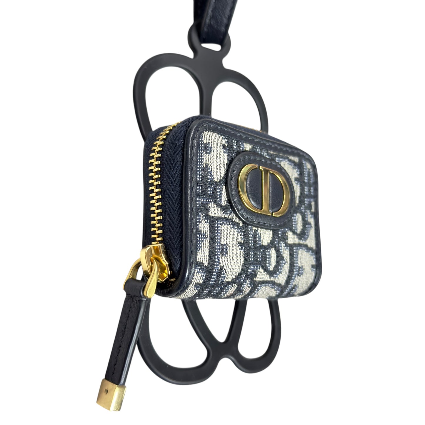 DIOR Oblique 老花 掛頸電話繩 連 小物包