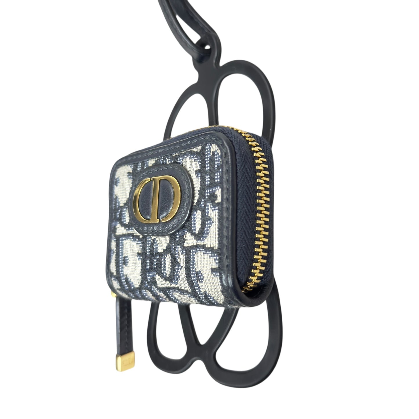 DIOR Oblique 老花 掛頸電話繩 連 小物包