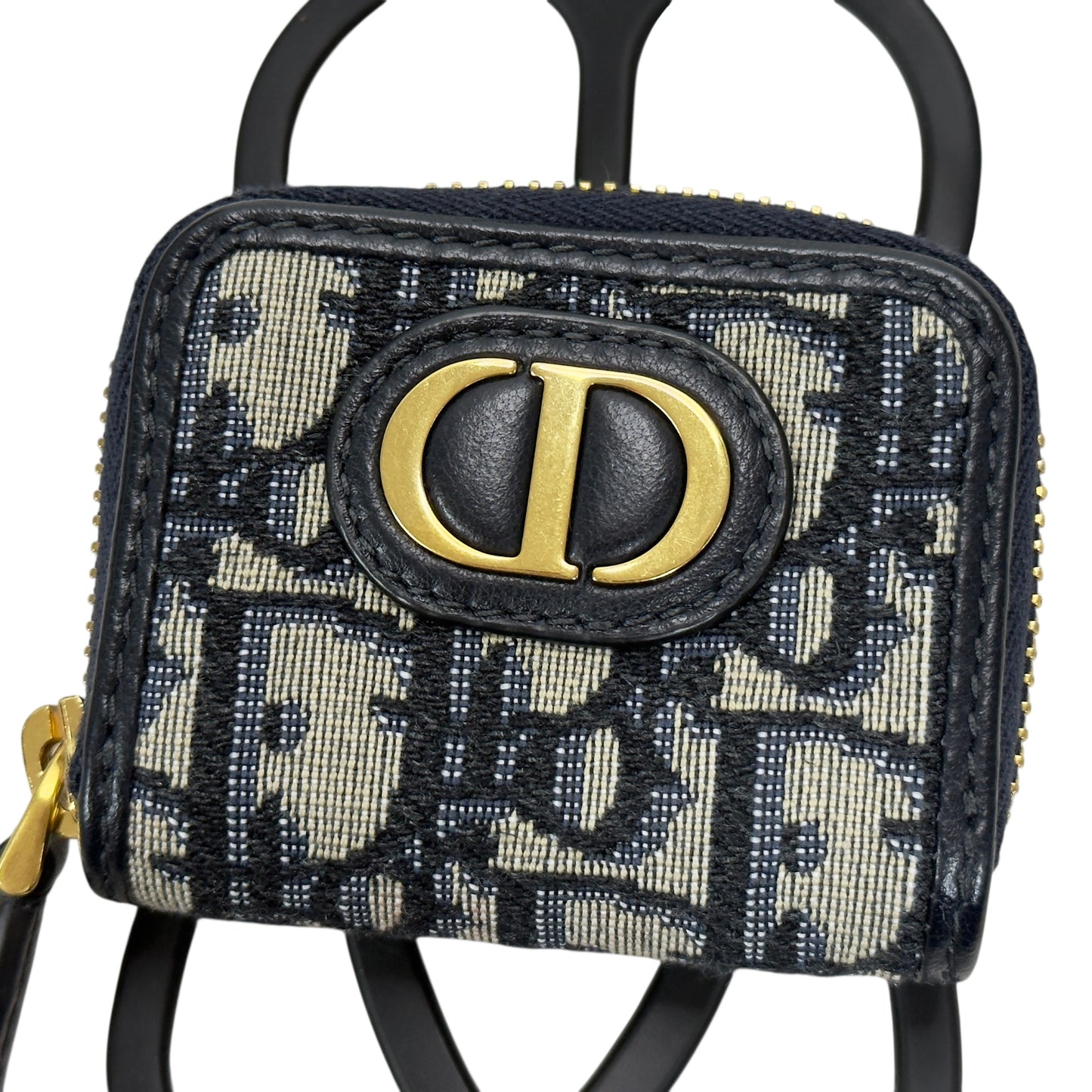 DIOR Oblique 老花 掛頸電話繩 連 小物包