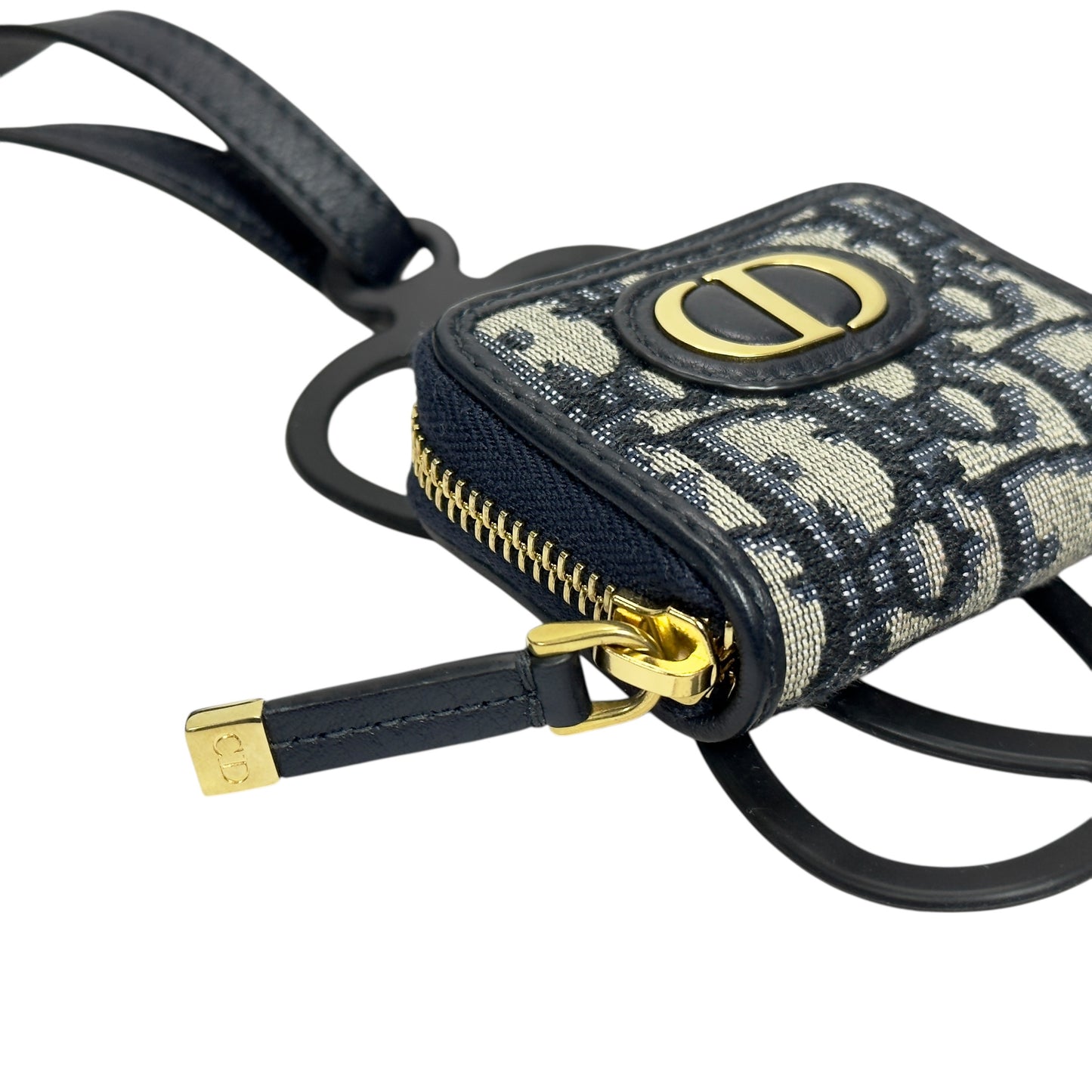 DIOR Oblique 老花 掛頸電話繩 連 小物包