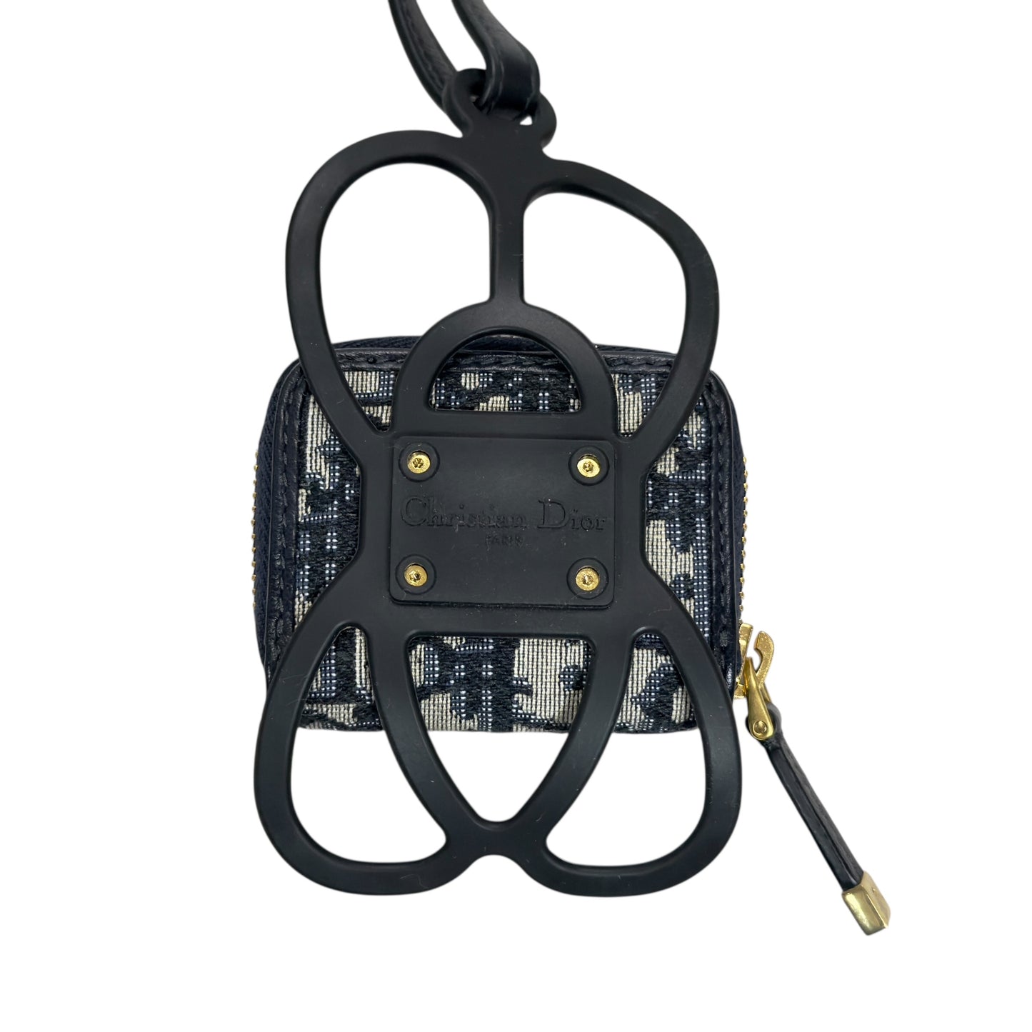 DIOR Oblique 老花 掛頸電話繩 連 小物包