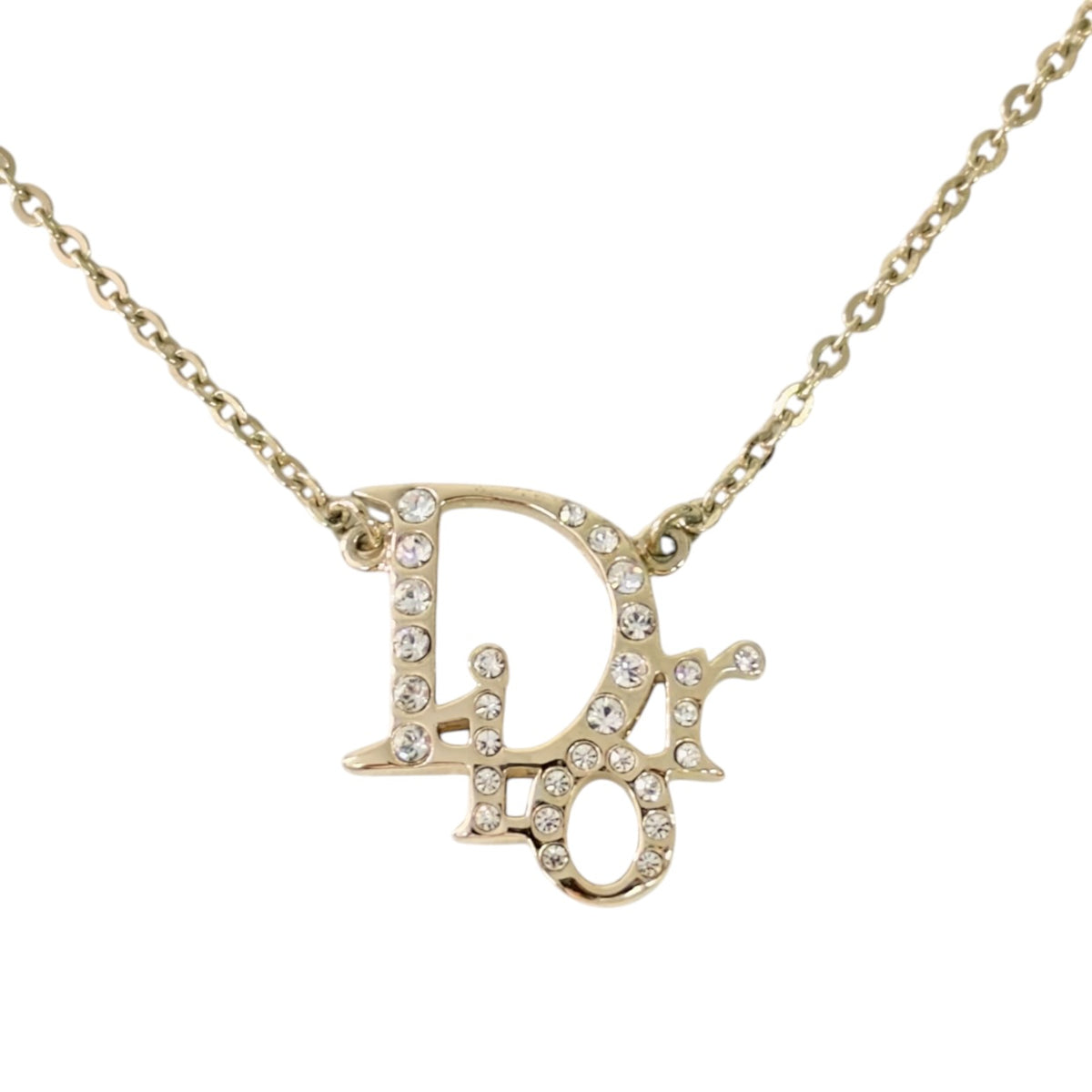 DIOR Oblique 水鑽 頸鏈