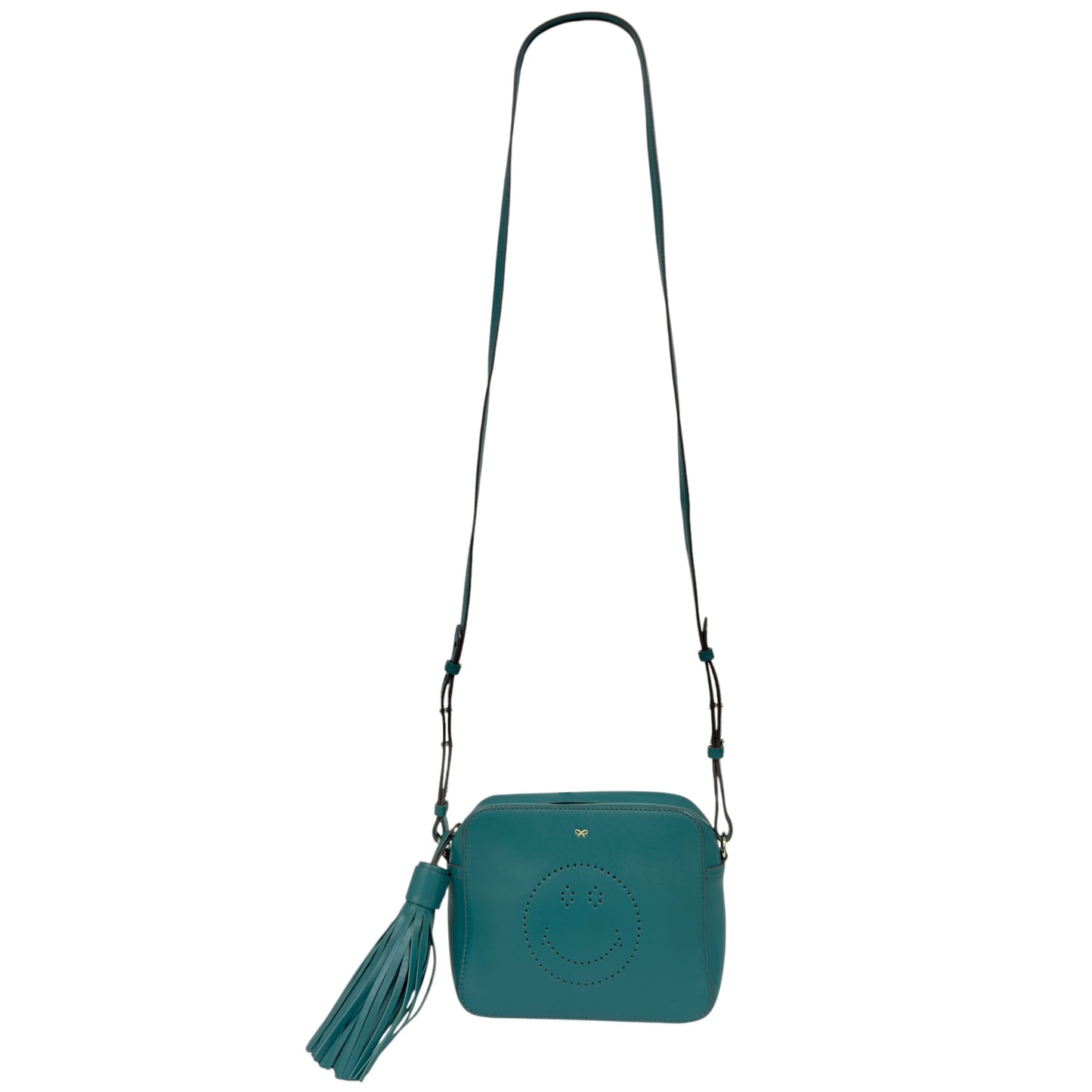 ANYA HINDMARCH 笑臉 斜揹袋