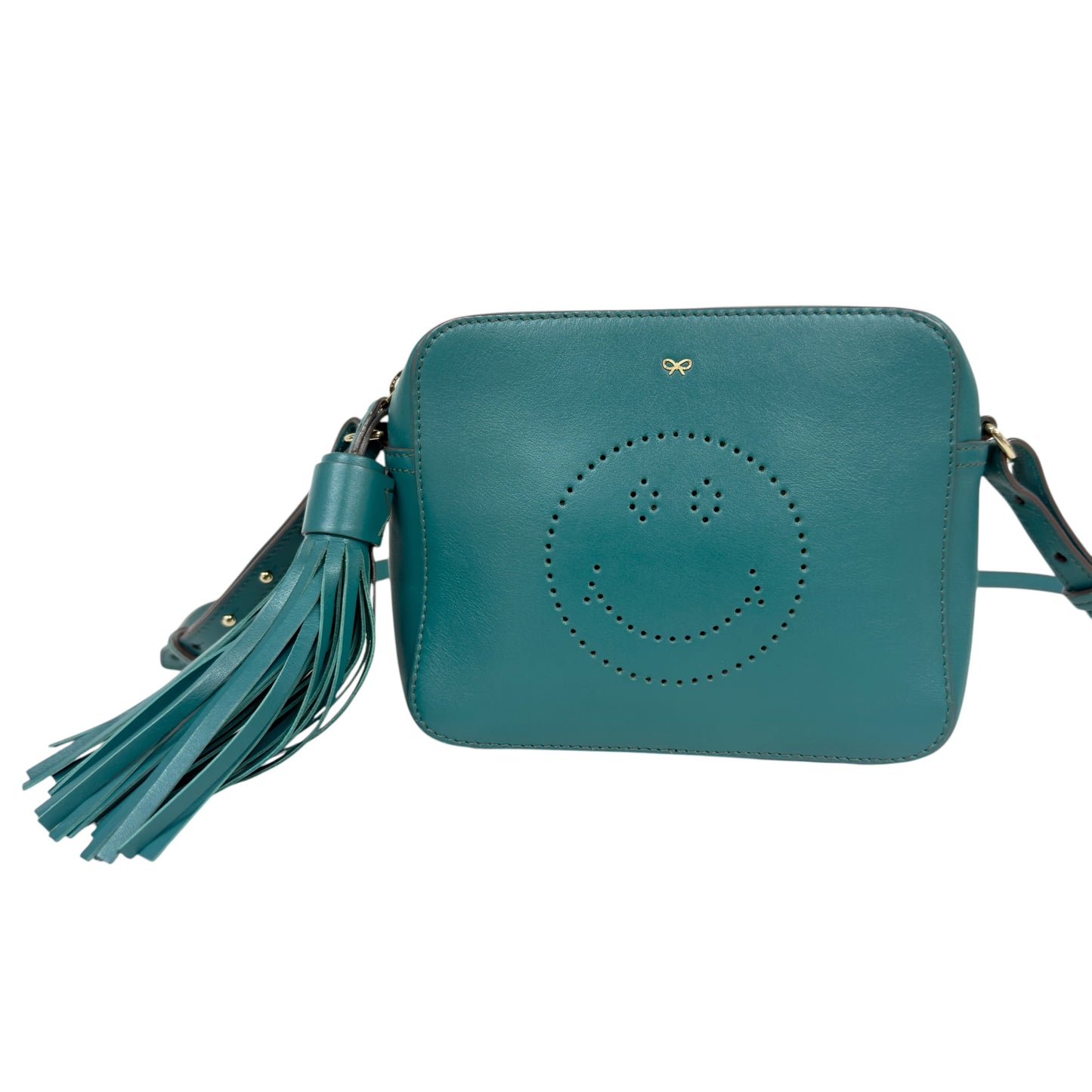 ANYA HINDMARCH 笑臉 斜揹袋
