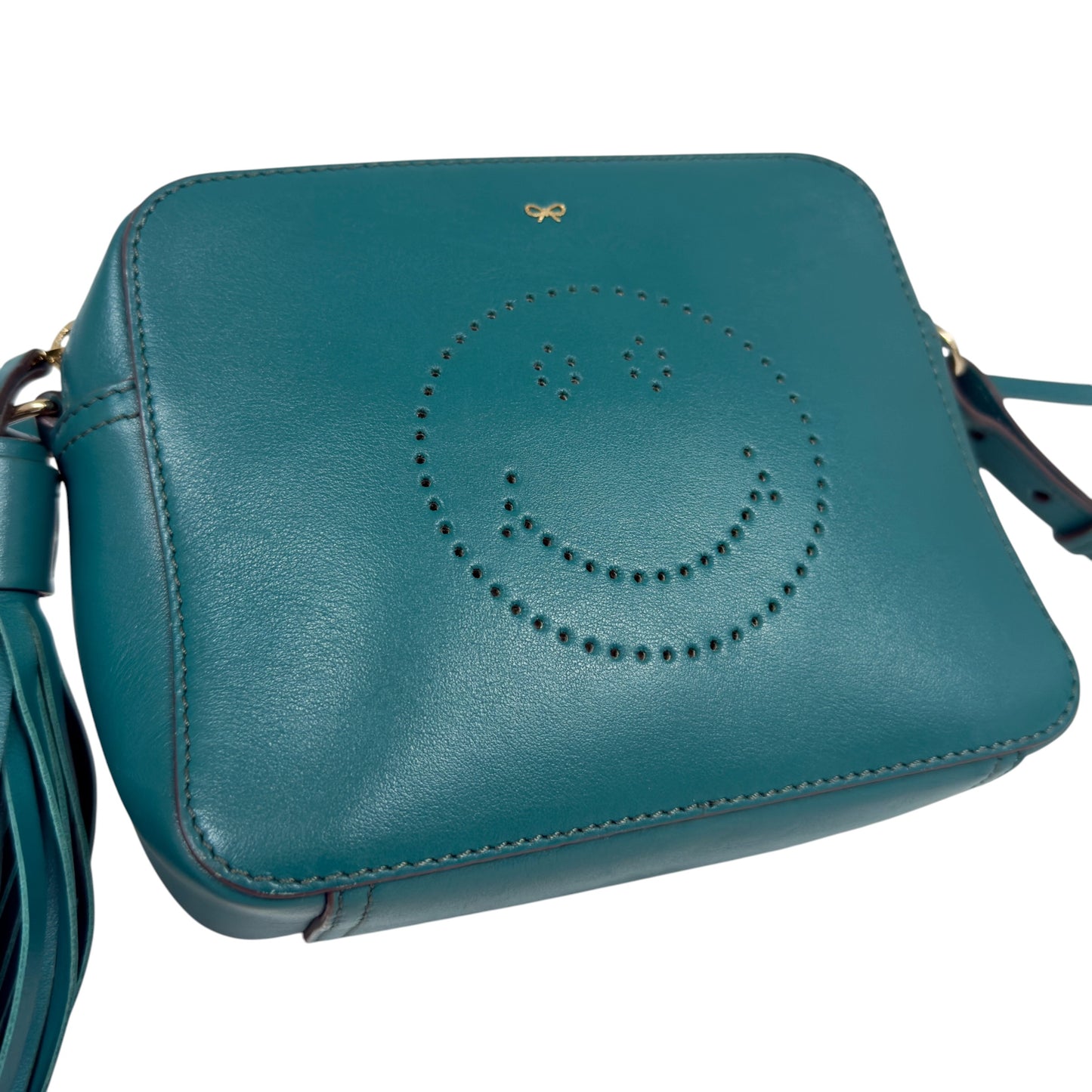 ANYA HINDMARCH 笑臉 斜揹袋