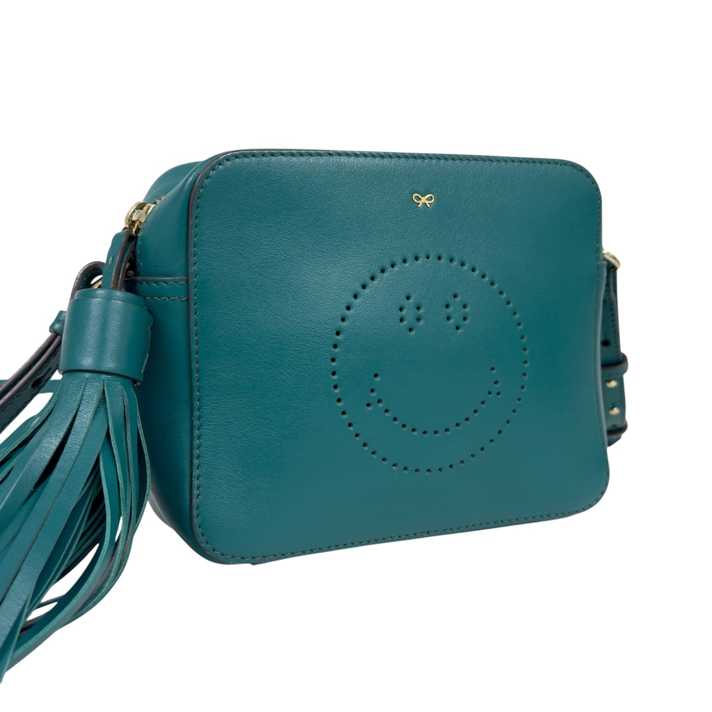 ANYA HINDMARCH 笑臉 斜揹袋