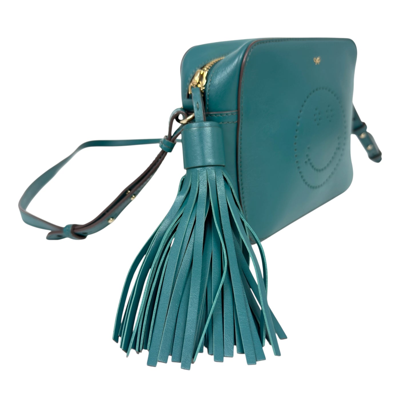 ANYA HINDMARCH 笑臉 斜揹袋