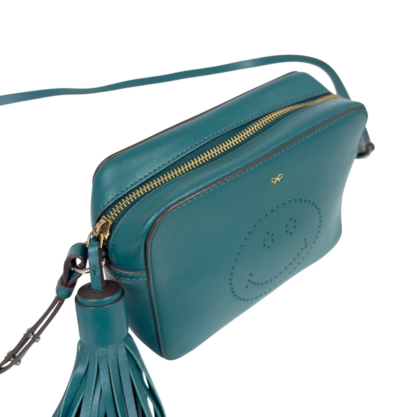 ANYA HINDMARCH 笑臉 斜揹袋