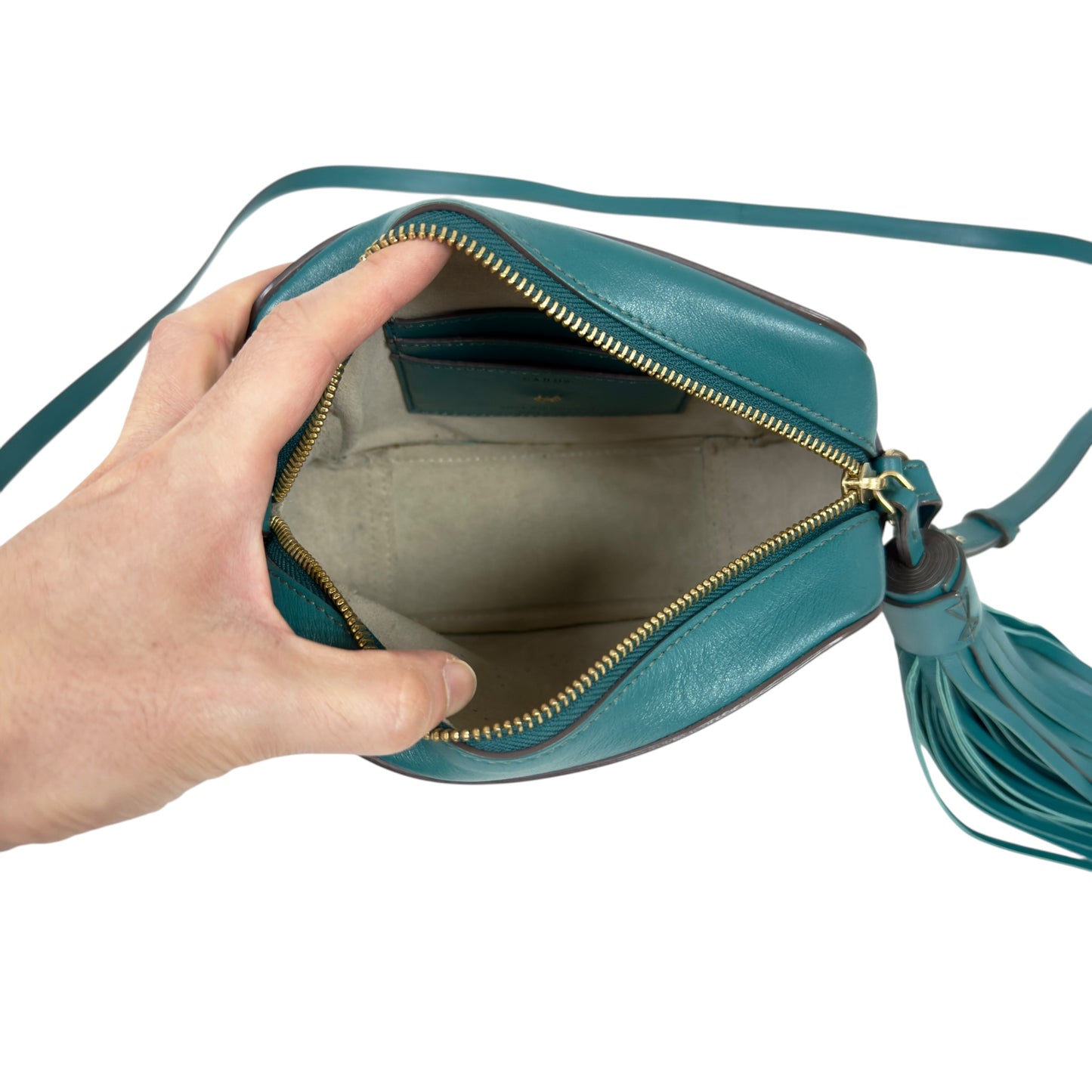 ANYA HINDMARCH 笑臉 斜揹袋