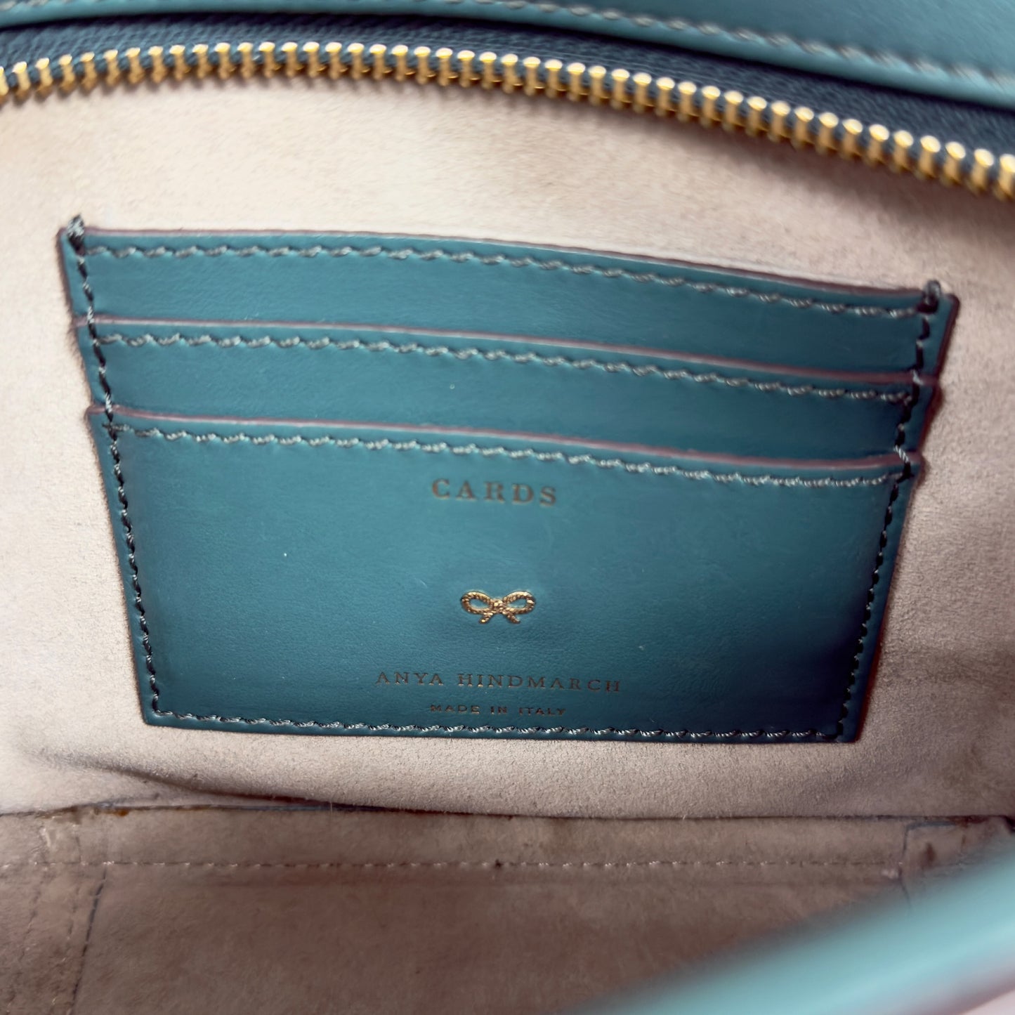 ANYA HINDMARCH 笑臉 斜揹袋