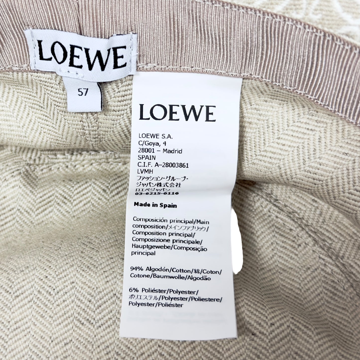 LOEWE Anagram 漁夫帽