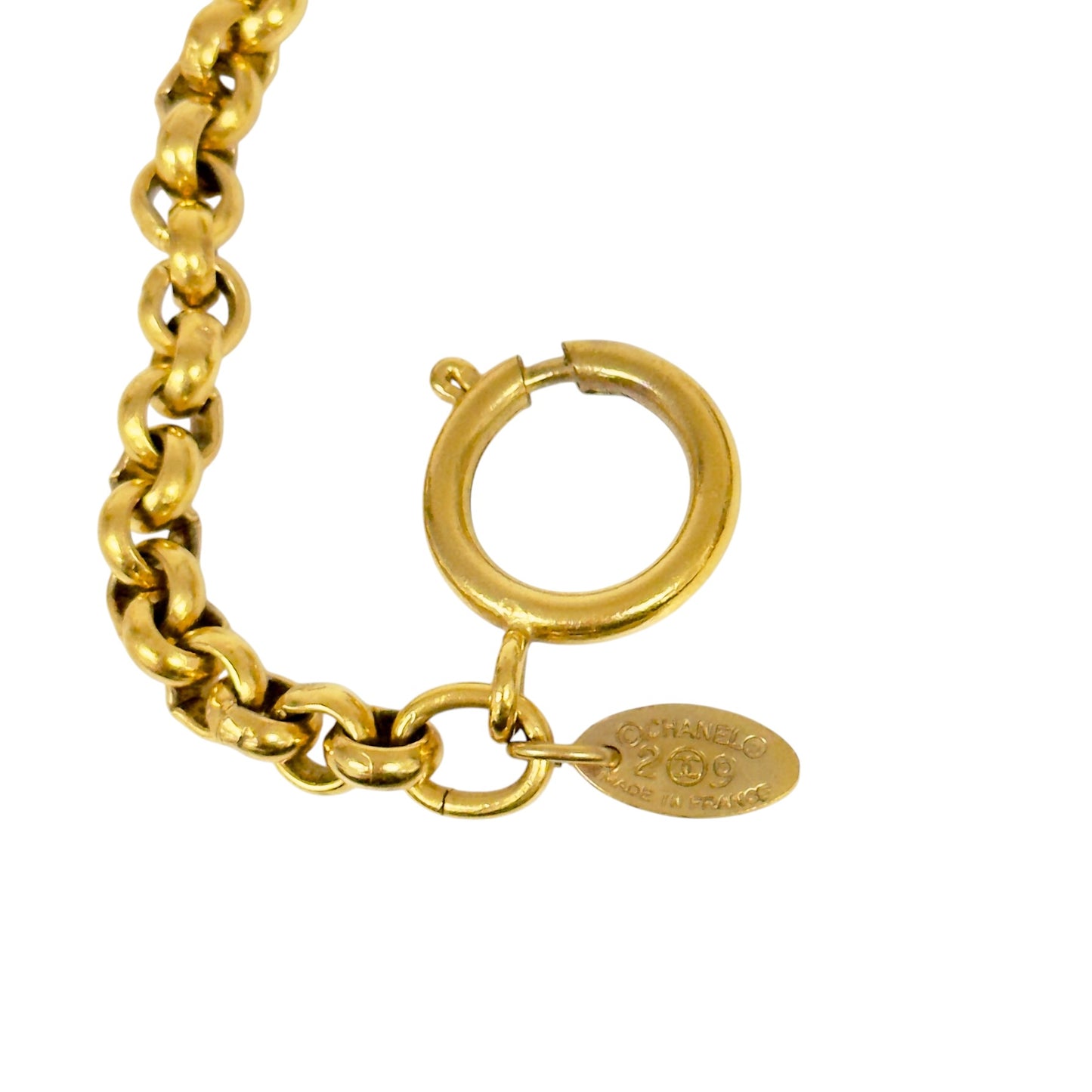 CHANEL 中古 CC 長頸鏈
