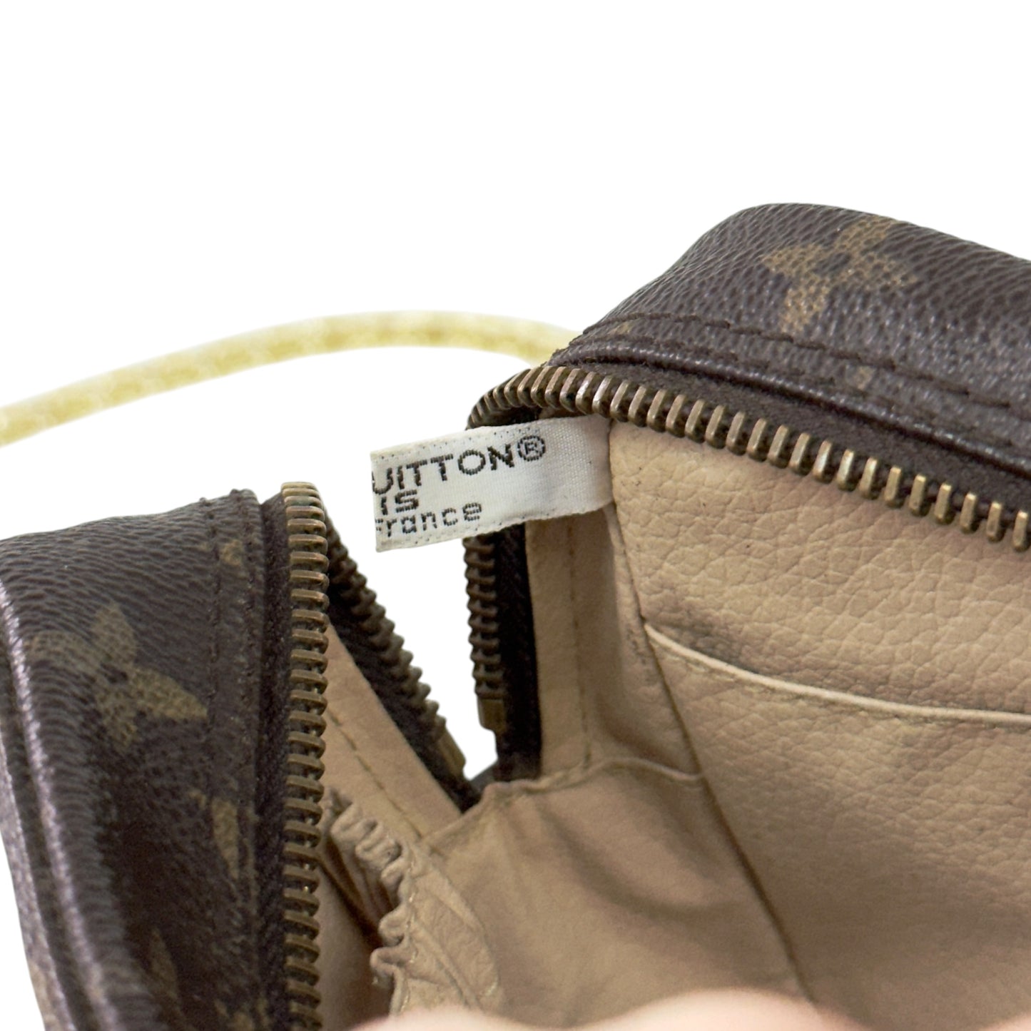 LOUIS VUITTON 中古 *自加鏈＞送無品牌扣＋無品牌鏈帶* 老花 斜揹袋