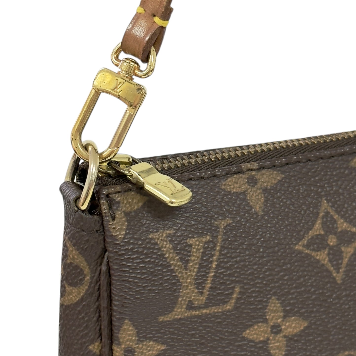 LOUIS VUITTON *自加鏈＞送無品牌鏈帶* Pochette Accessoire 老花 2用袋