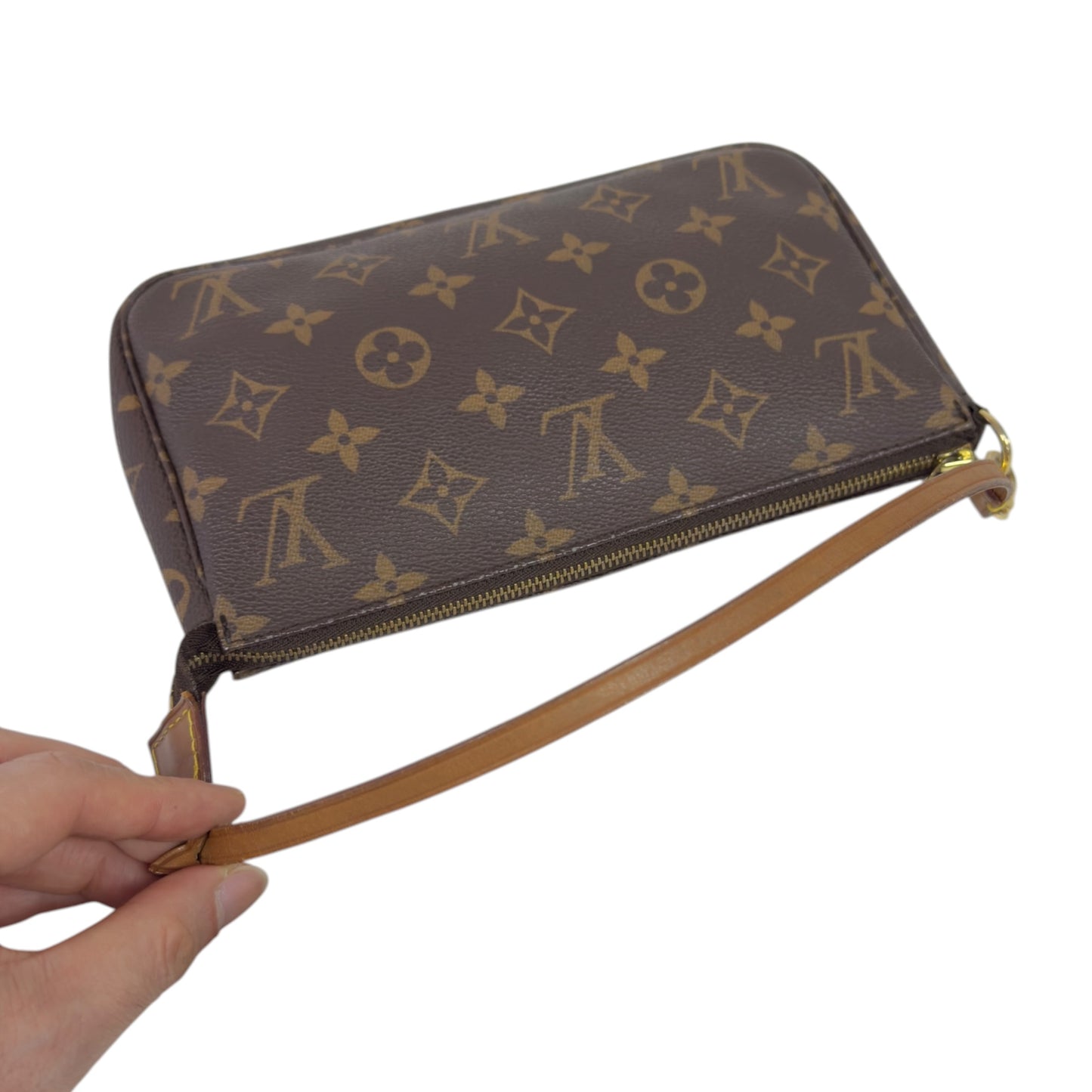 LOUIS VUITTON *自加鏈＞送無品牌鏈帶* Pochette Accessoire 老花 2用袋