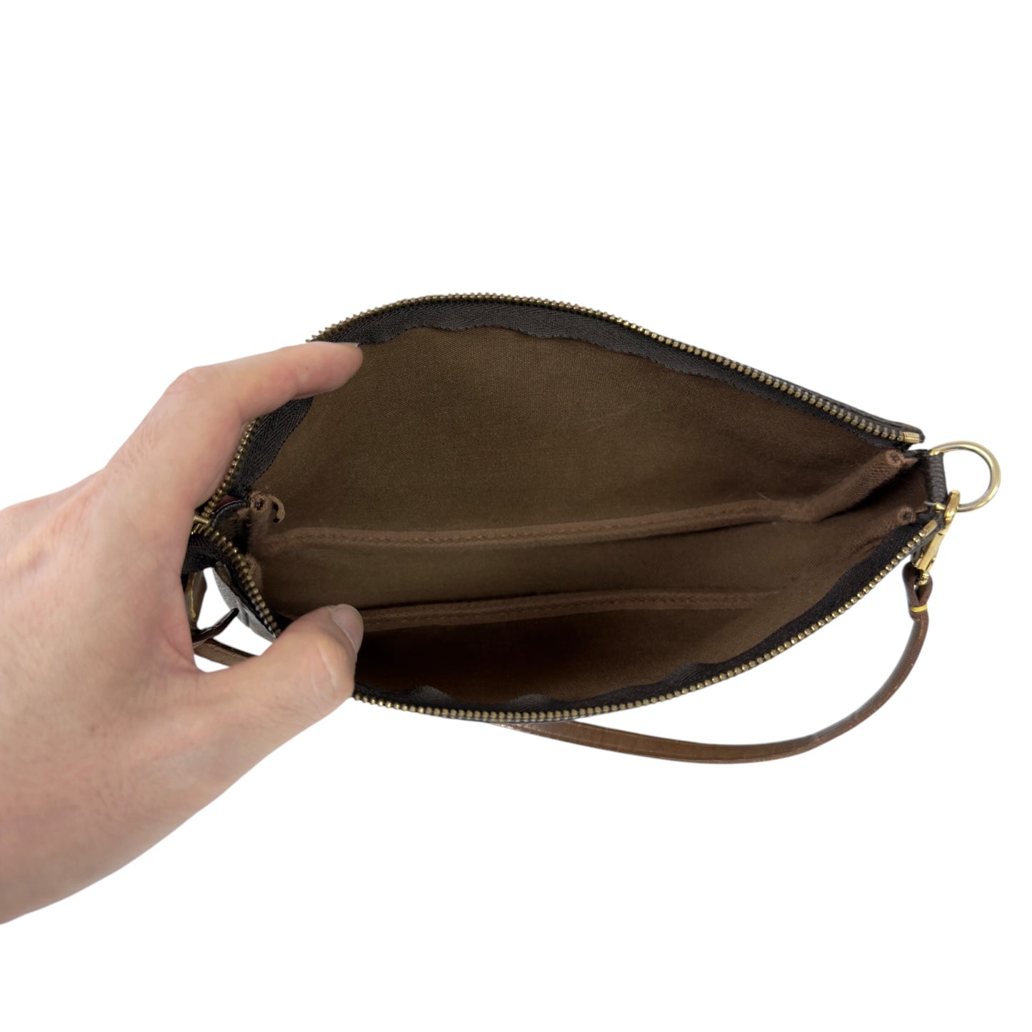 LOUIS VUITTON *自加鏈＞送無品牌鏈帶* Pochette Accessoire 老花 2用袋