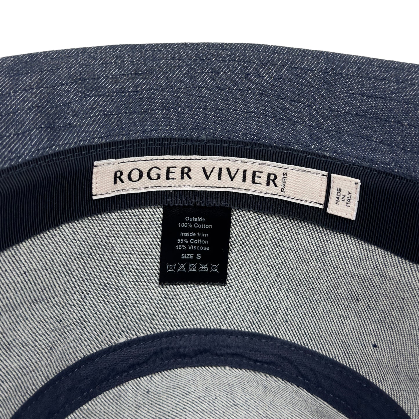 ROGER VIVIER 水鑽 方扣 牛仔 漁夫帽