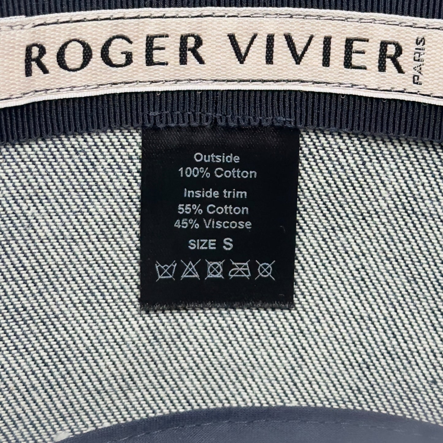 ROGER VIVIER 水鑽 方扣 牛仔 漁夫帽