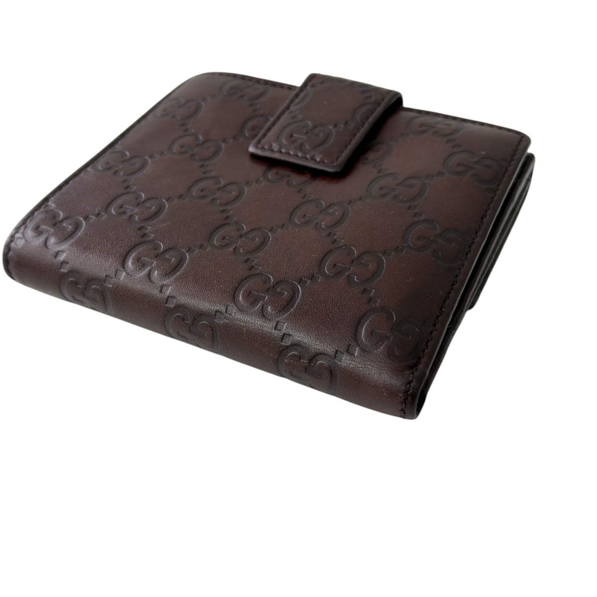 GUCCI GG壓紋 短銀包