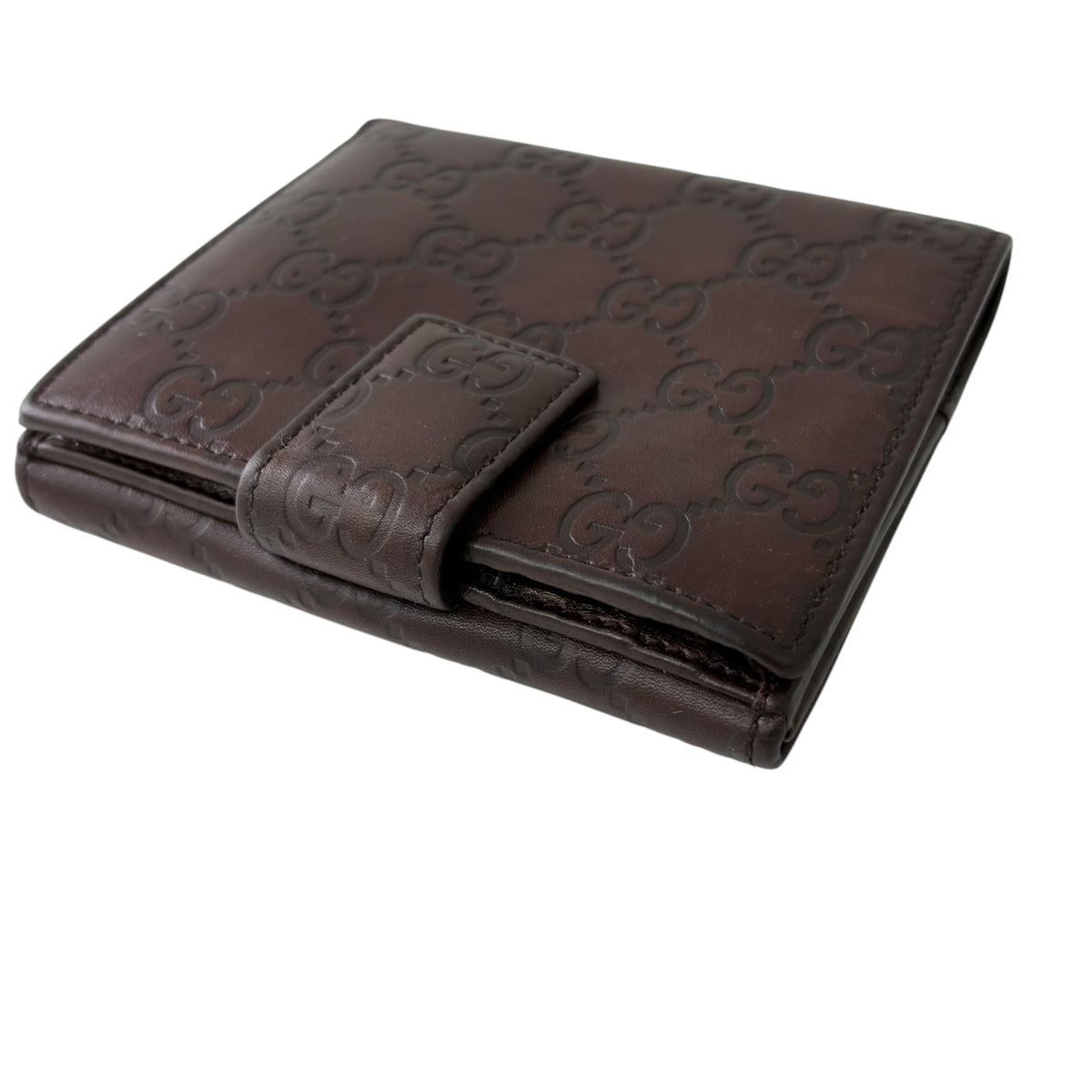 GUCCI GG壓紋 短銀包