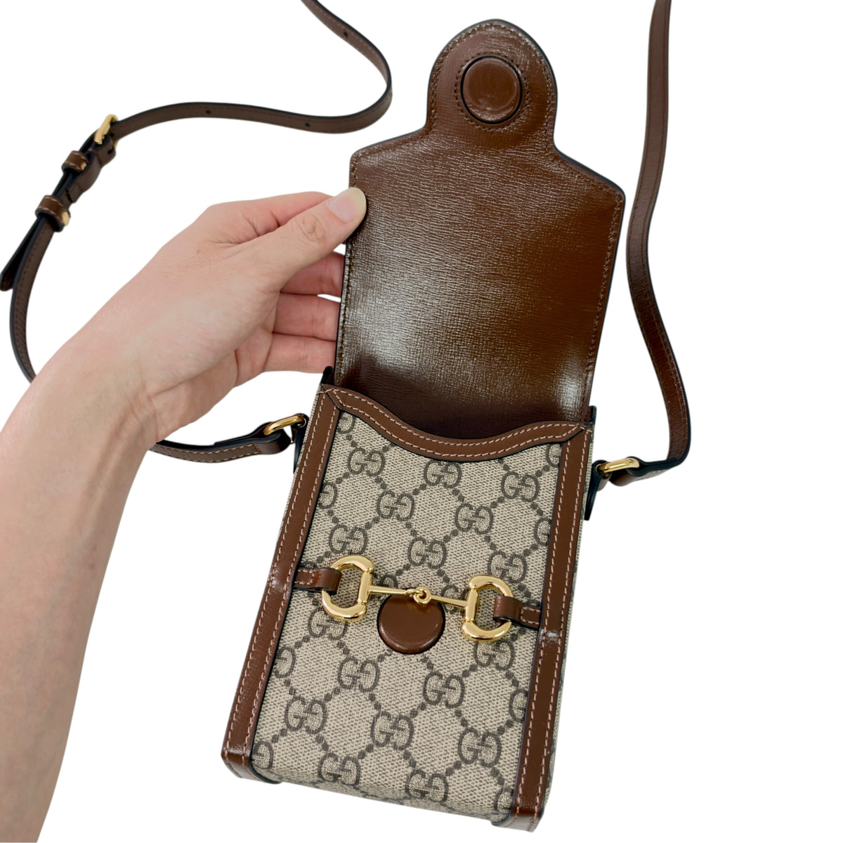 GUCCI Horsebit 1955 斜揹袋