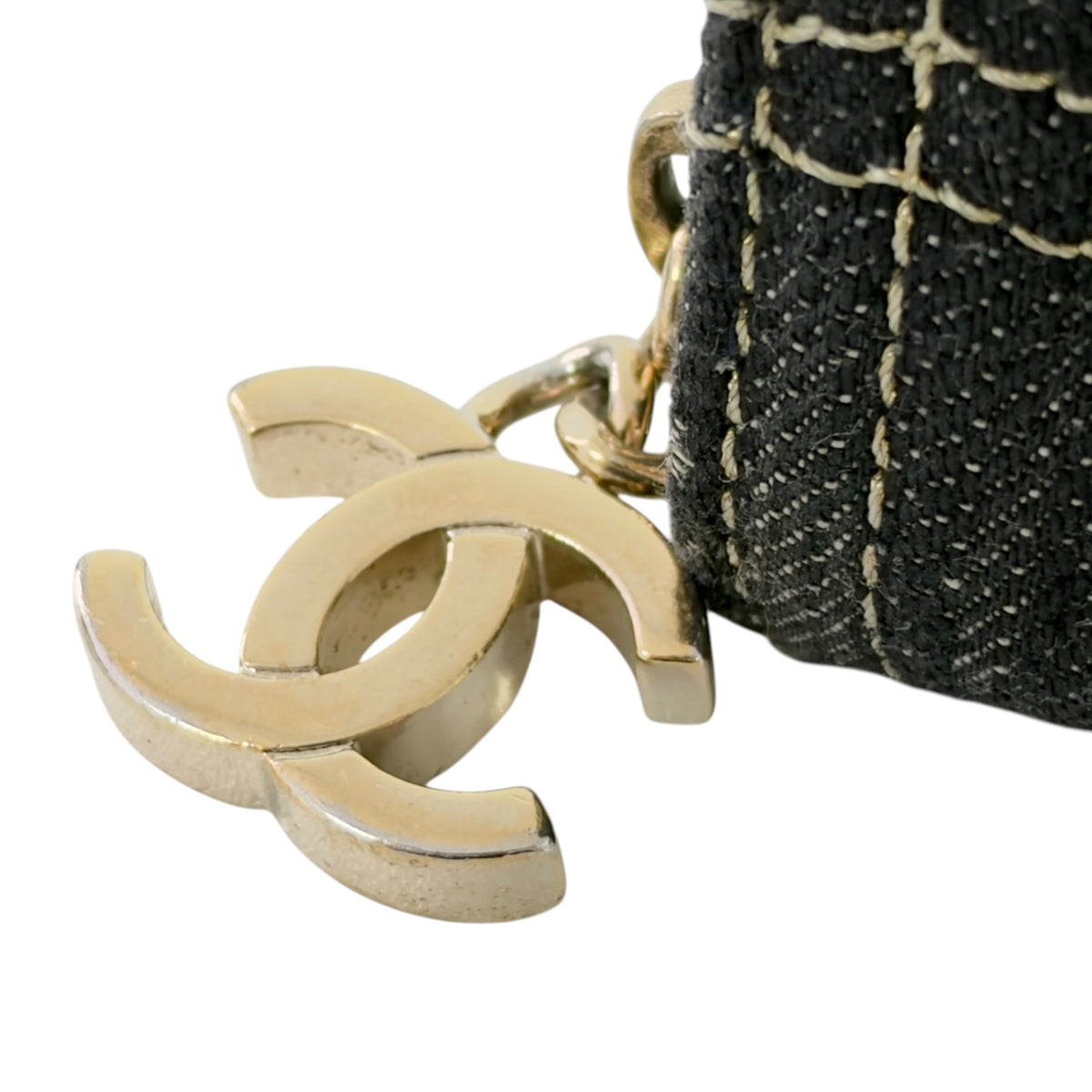 CHANEL *罕有* 中古 CC 牛仔 長銀包