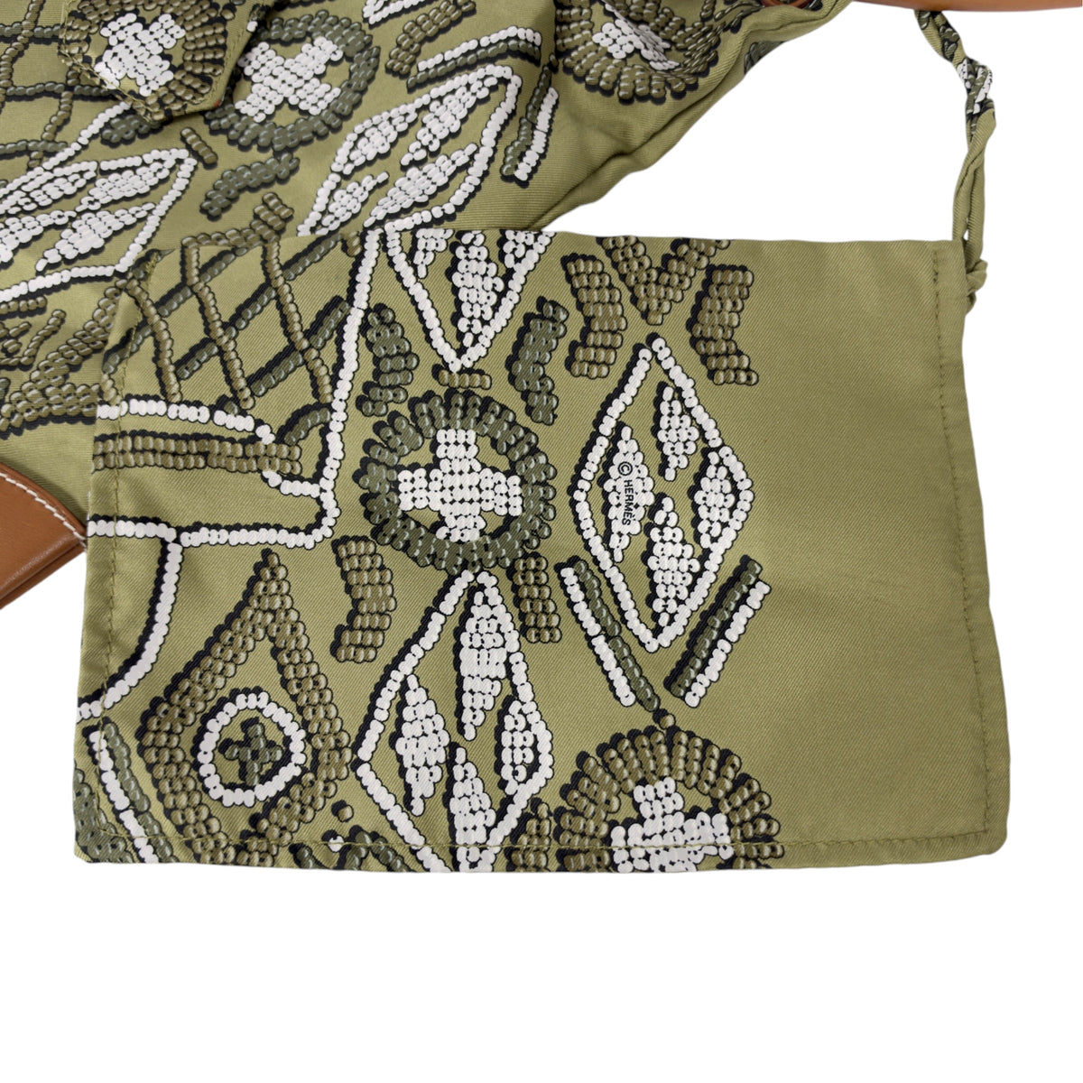 HERMES Silk City 斜揹袋 框N刻