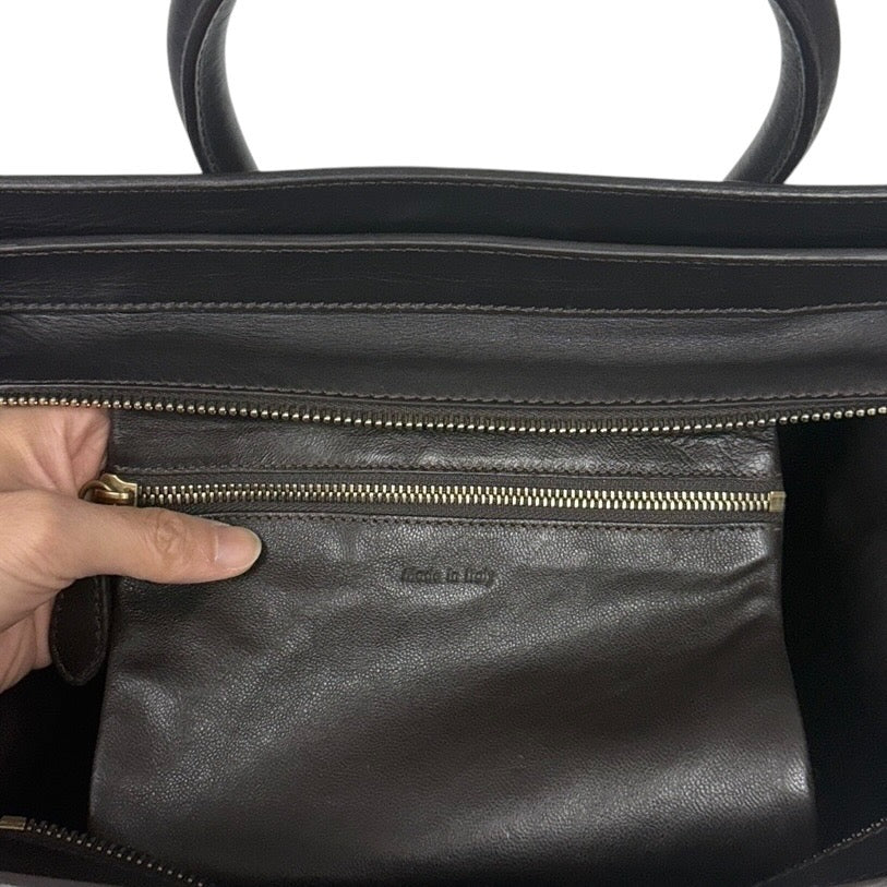 CELINE Luggage 豹紋 馬毛 手袋
